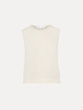 Ribbed Hem Sleeveless Jumper‌