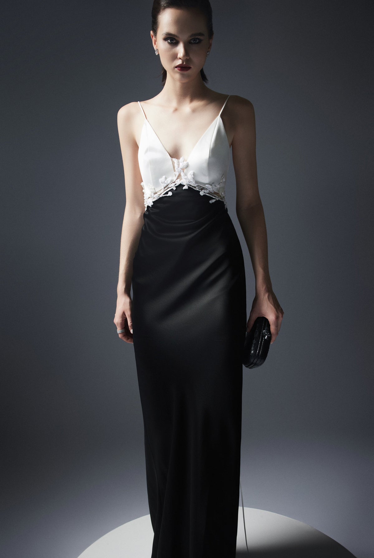 V-neck spaghetti strap dress