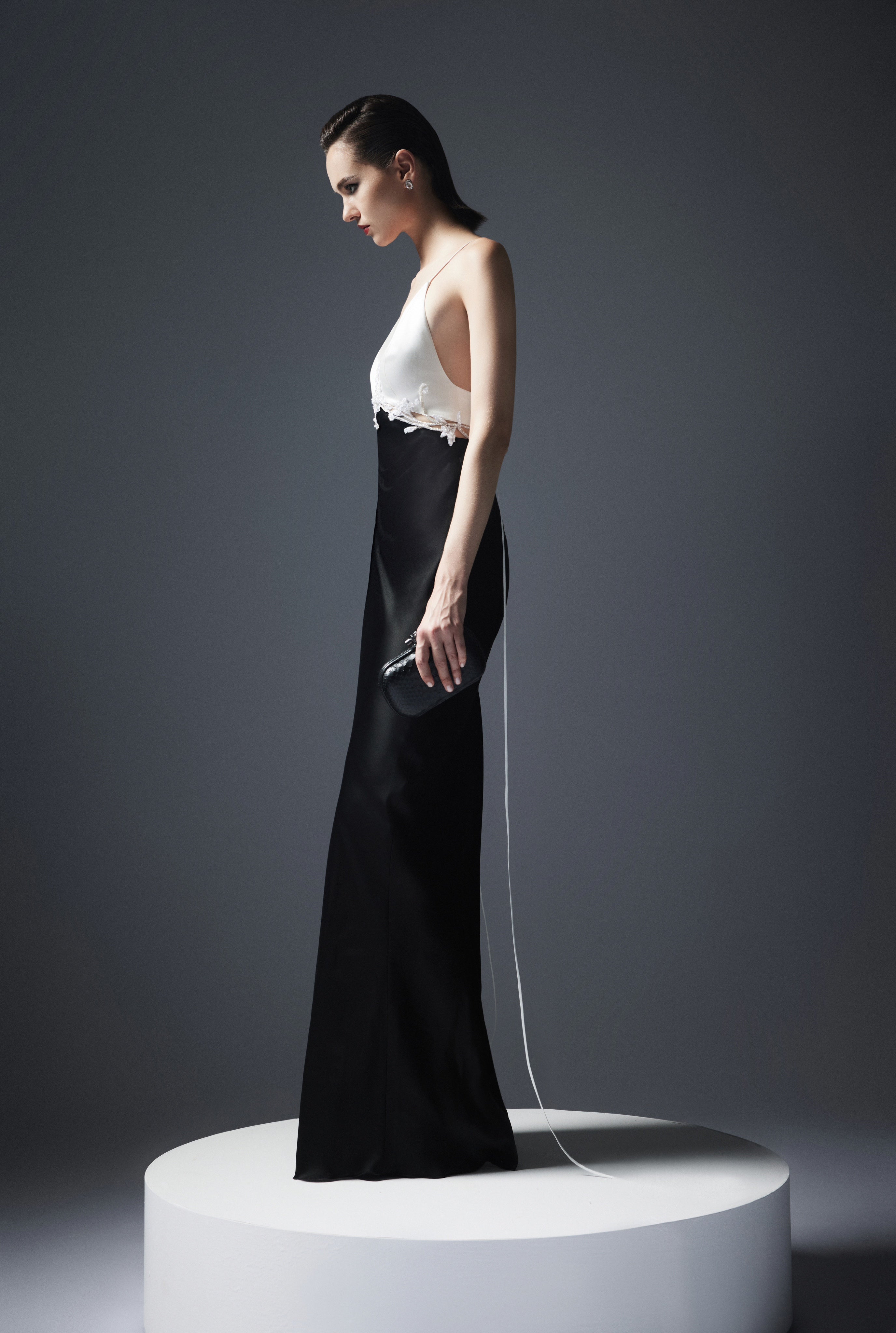 V-neck spaghetti strap dress