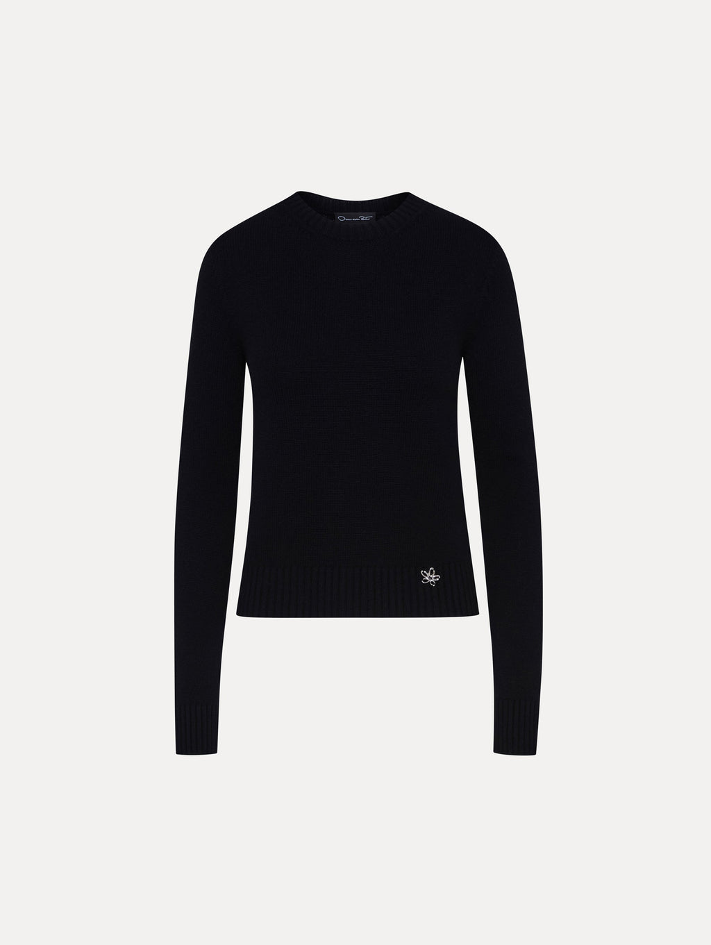 Black Ribbed Long Sleeve Sweater