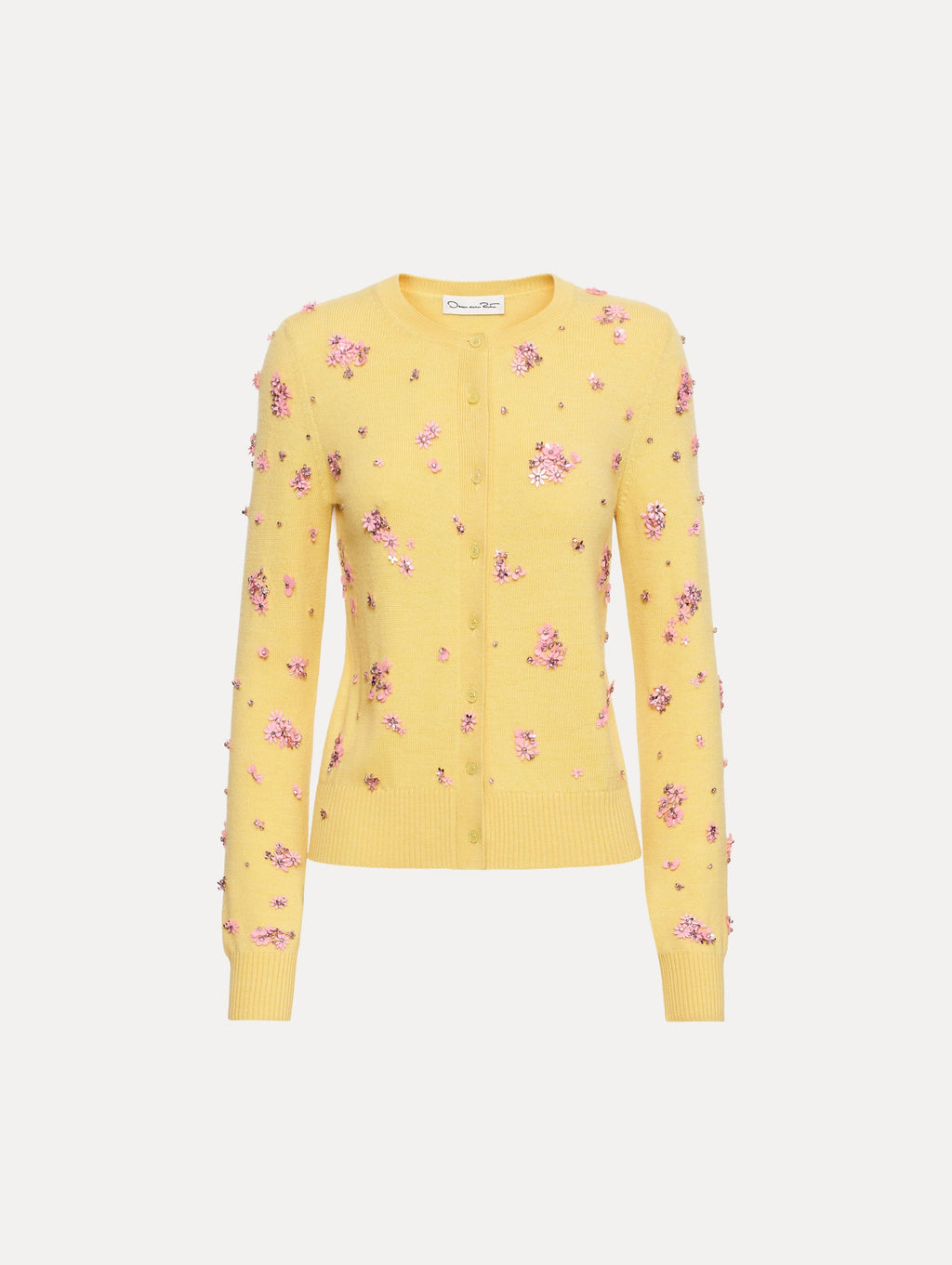 Pink Embellished Long Sleeve Cardigan