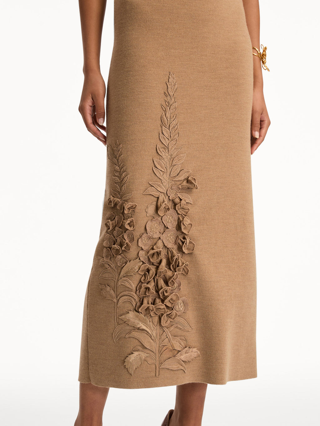 Botanical Embroidered Maxi Dress