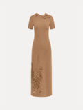 Botanical Embroidered Maxi Dress