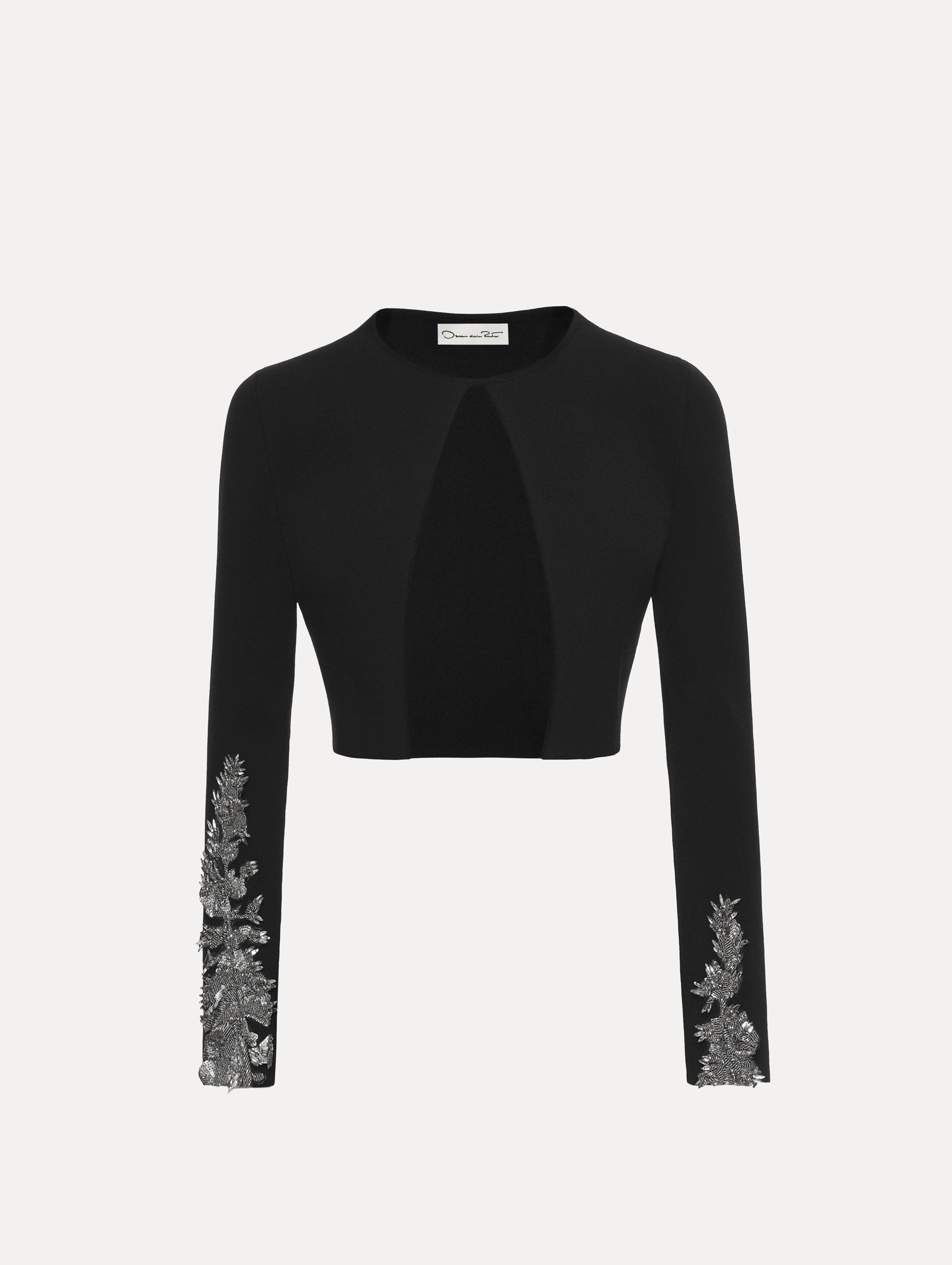 Long Sleeve Embroidered Cardigan