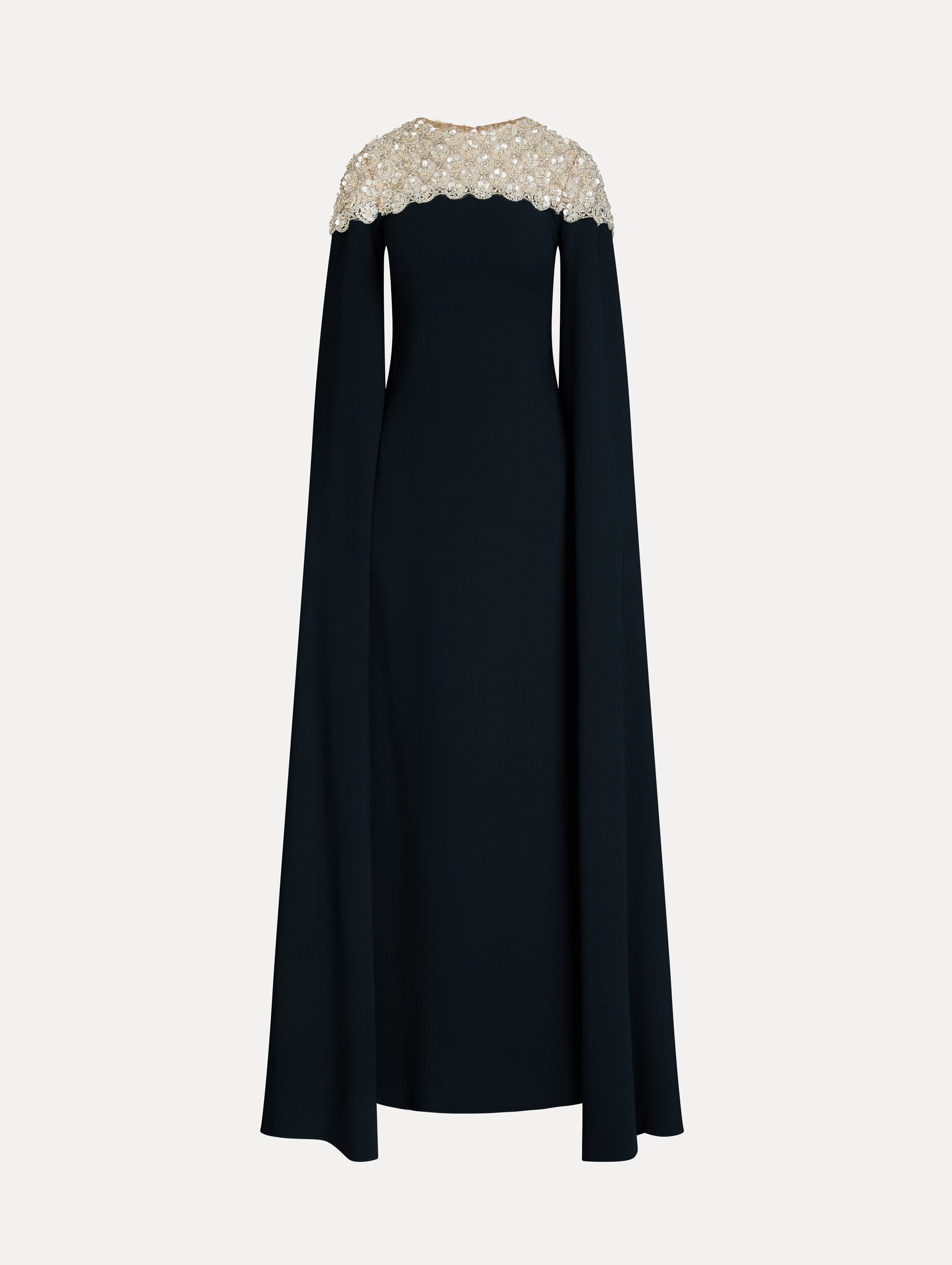 Elegant Embellished Floor-Length Dress