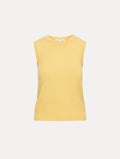 Minimalist Ribbed Sleeveless Jumper