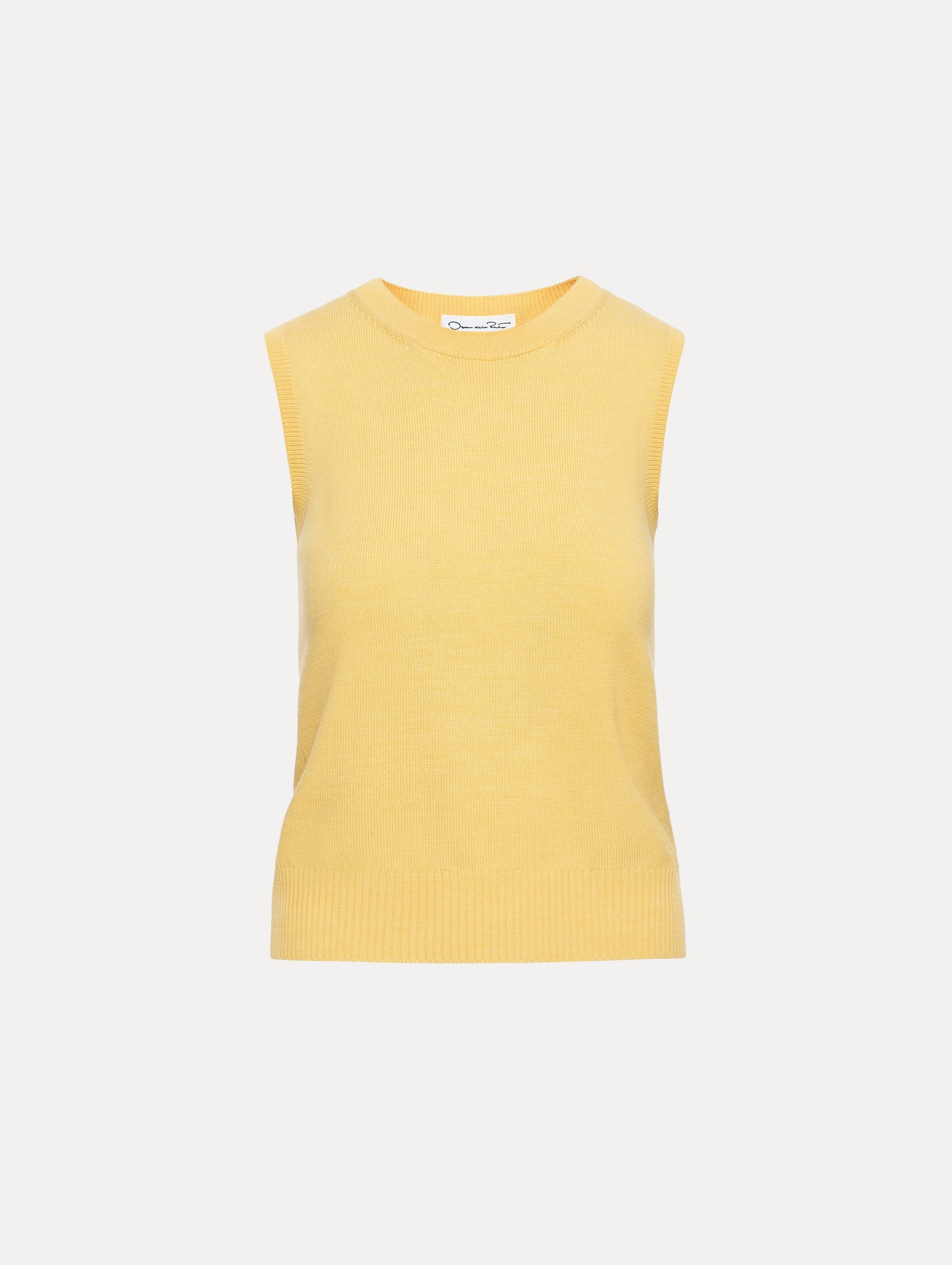 Minimalist Ribbed Sleeveless Jumper
