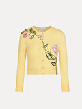 ‌Floral Patterned Long Sleeve Cardigan