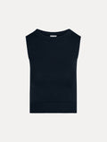 Sleeveless Round-Neck Vest
