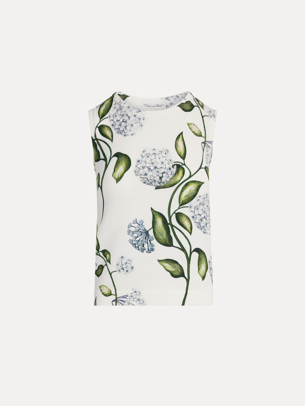 ‌Botanical Print Sleeveless Blouse‌
