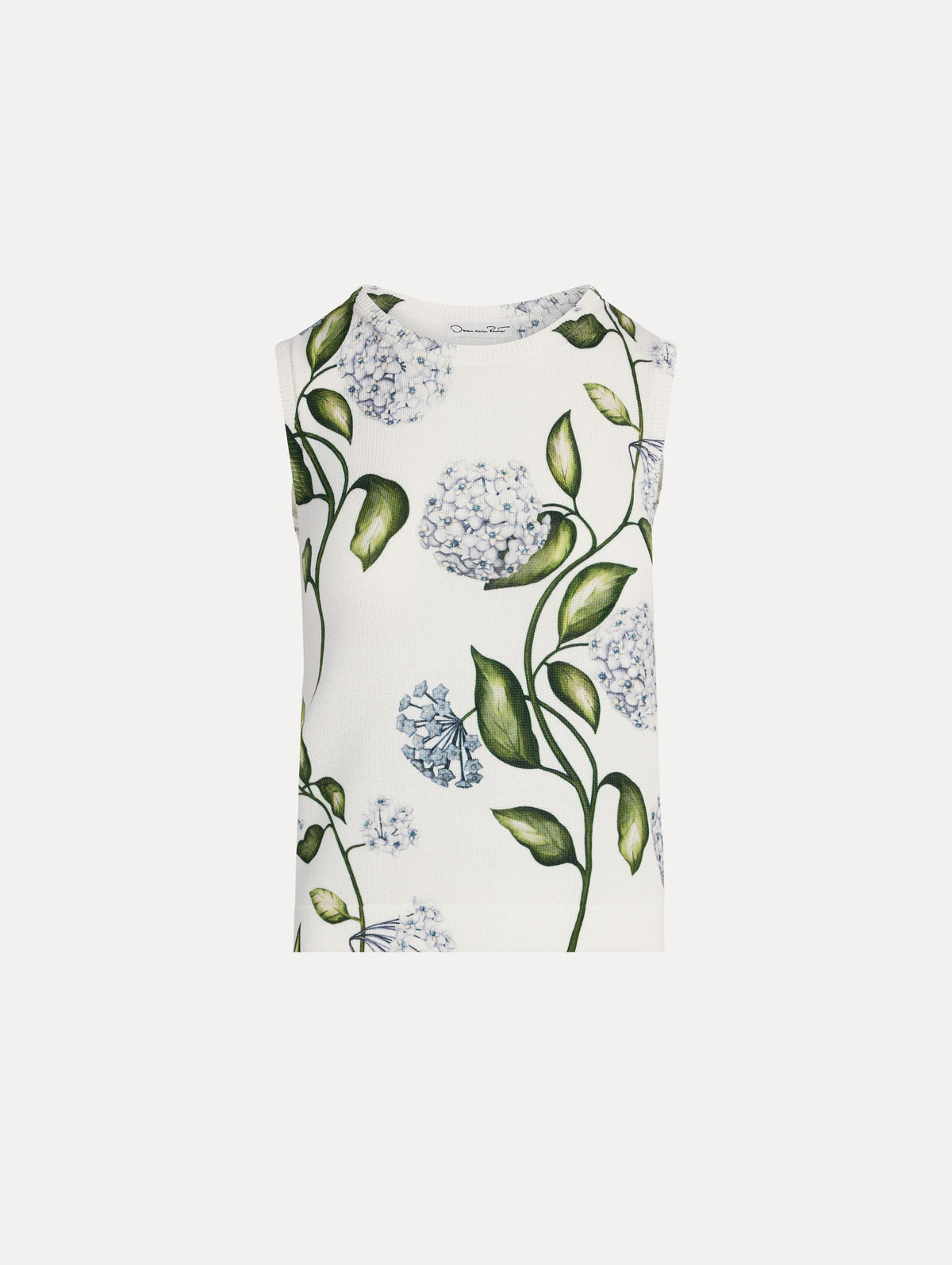 ‌Botanical Print Sleeveless Blouse‌