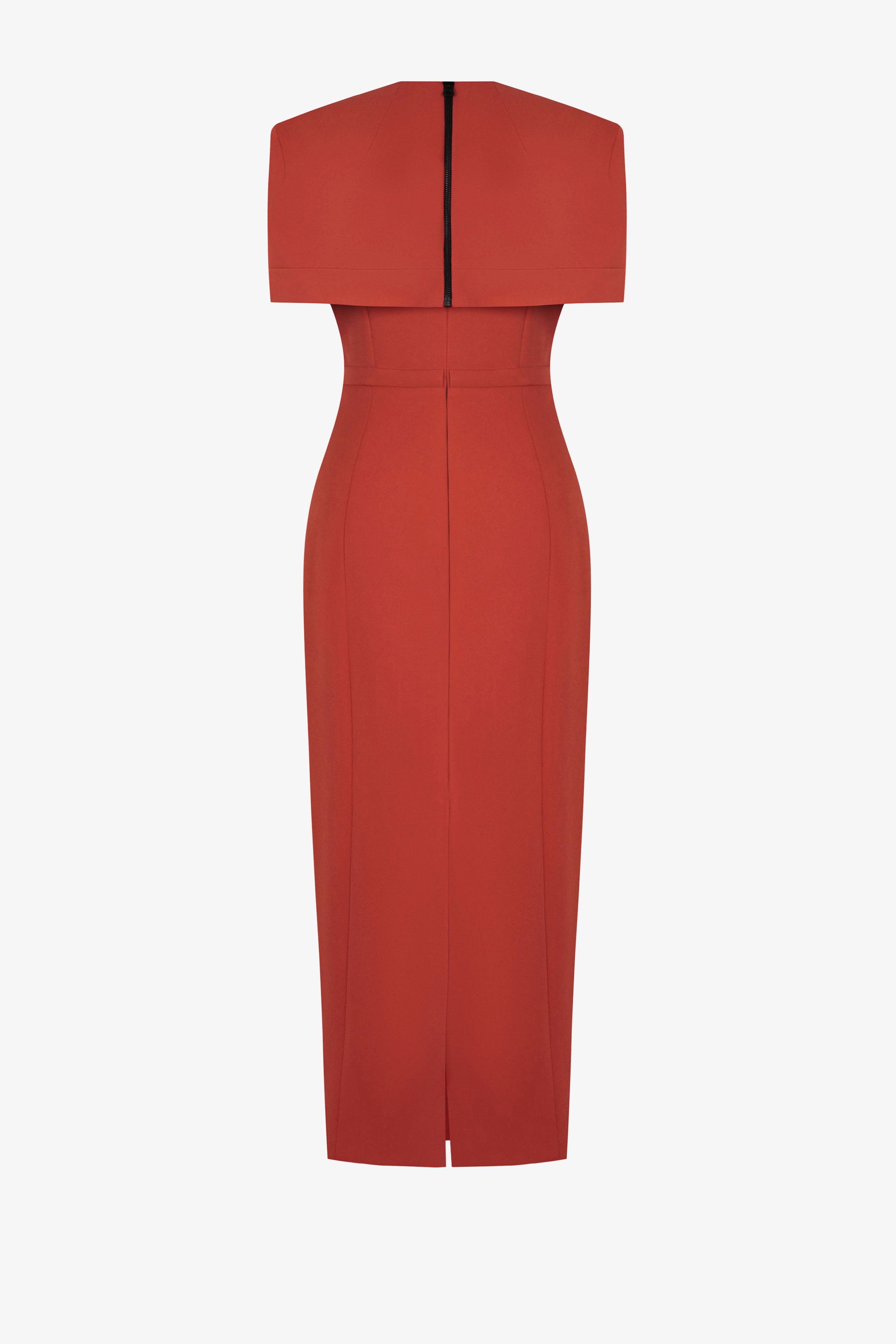 Shoulder cape dress