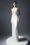 Corset-style evening gown