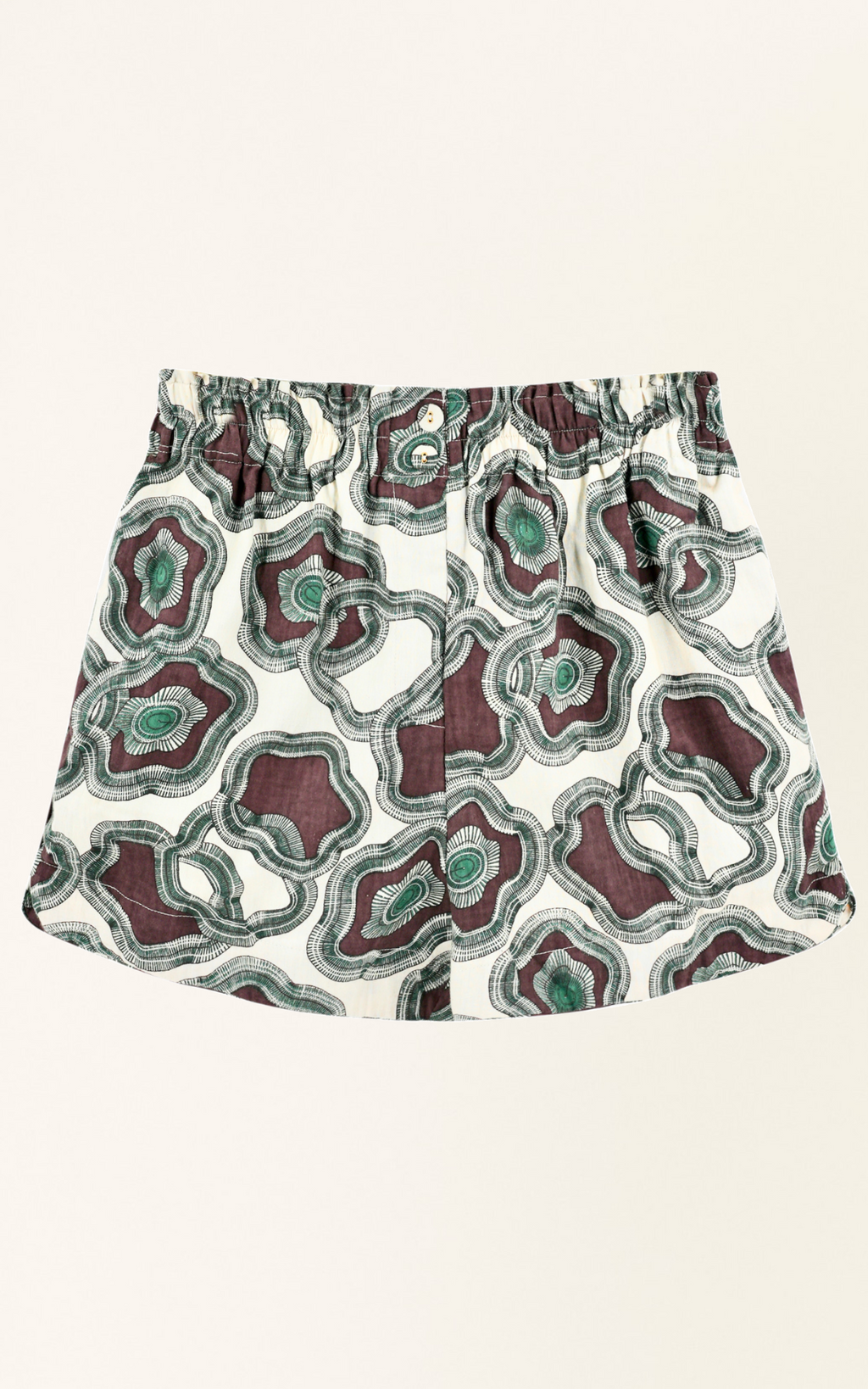 cotton voile High waisted shorts