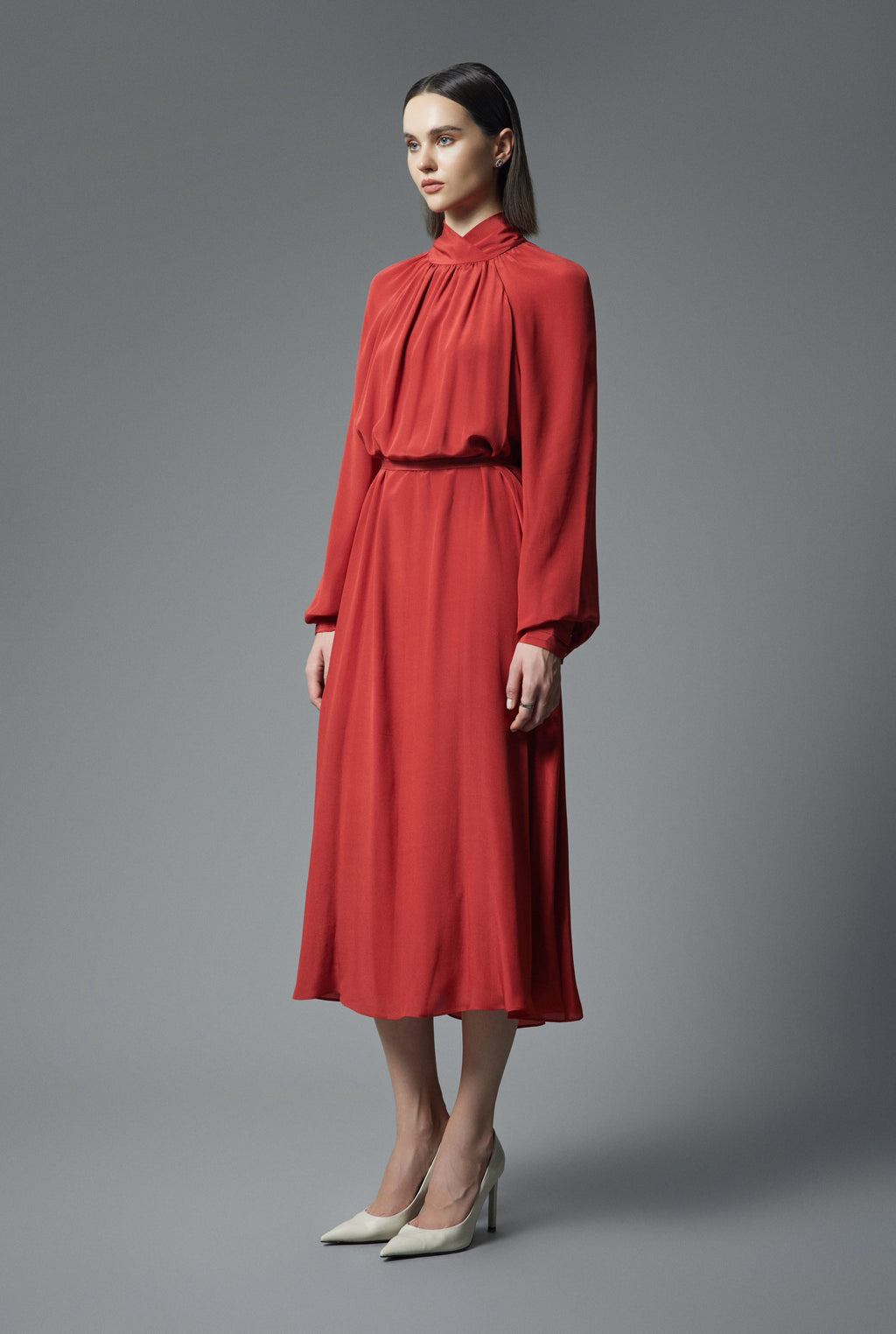 Loose fitting shirt with long sleeves Dress