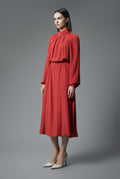 Loose fitting shirt with long sleeves Dress