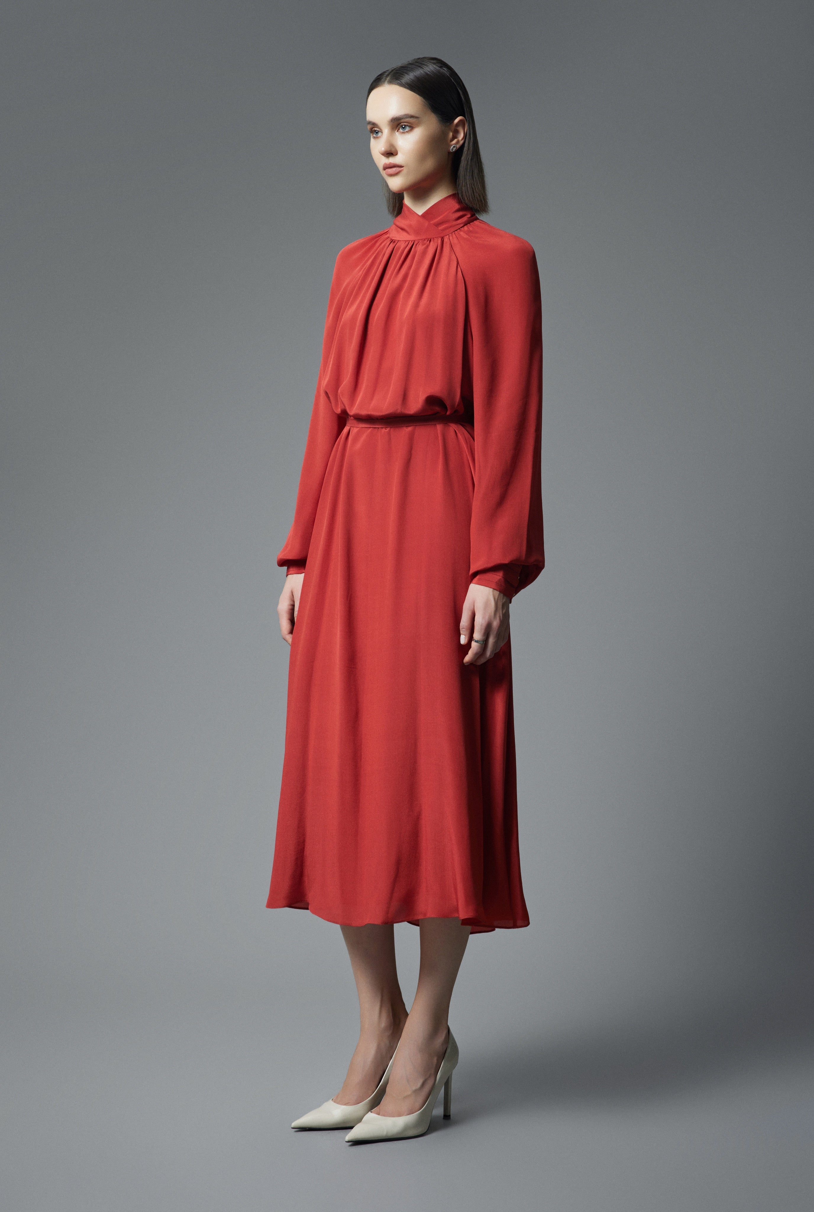 Loose fitting shirt with long sleeves Dress