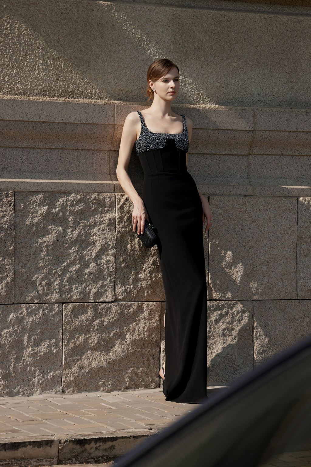 Square neck dress