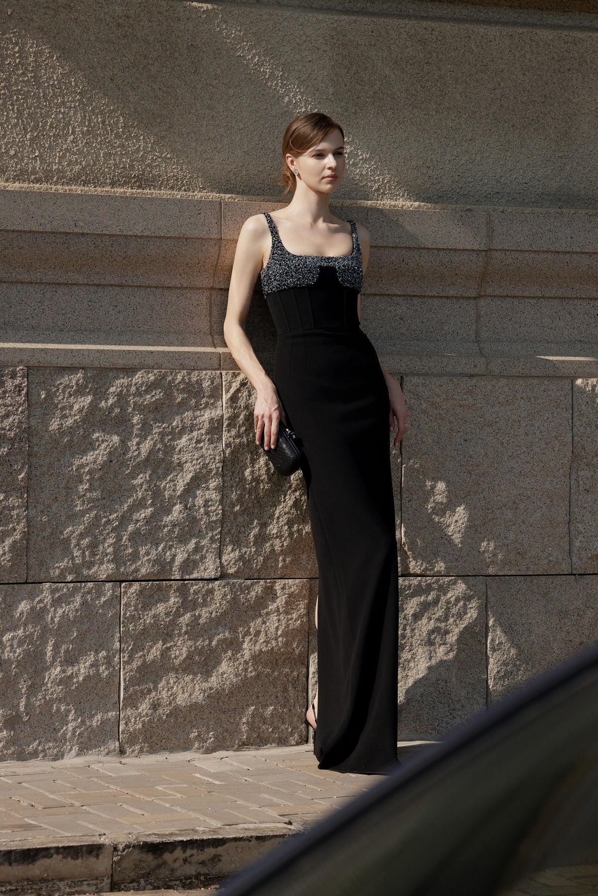 Square neck dress