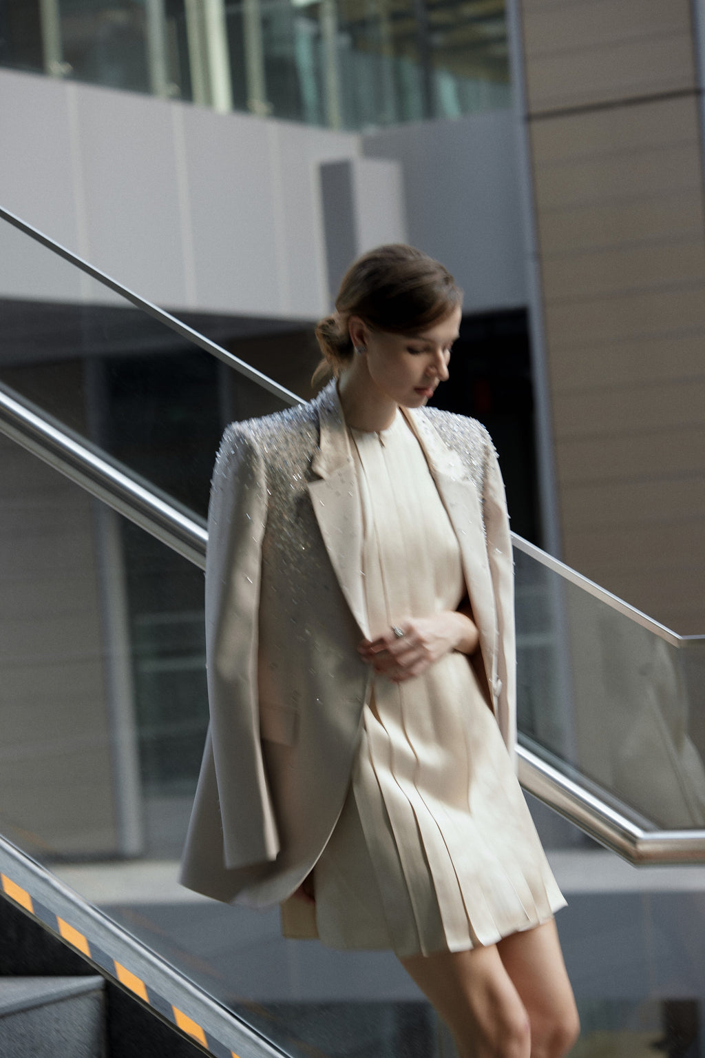 Relaxed Fit Single Breasted Jacket