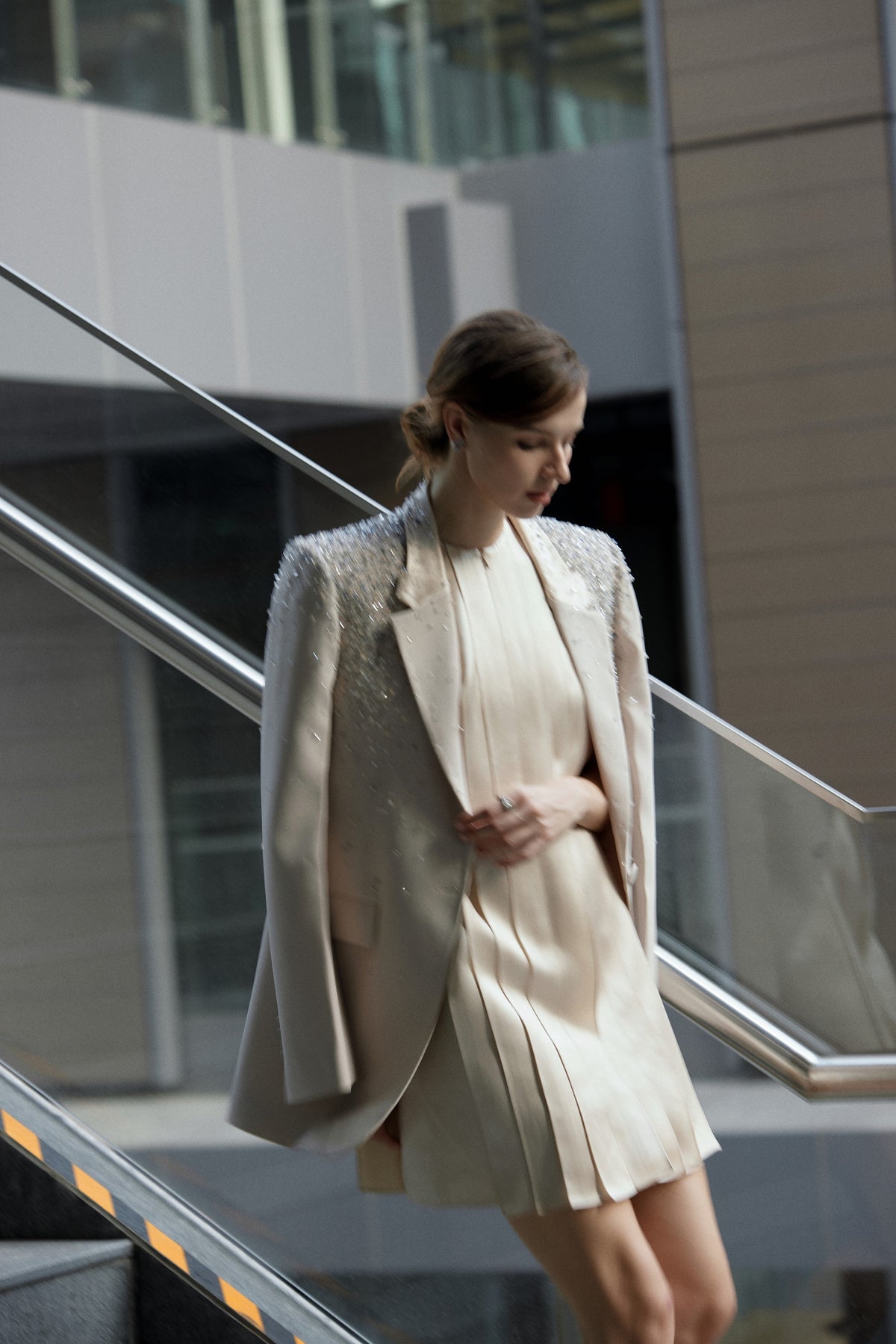 Relaxed Fit Single Breasted Jacket