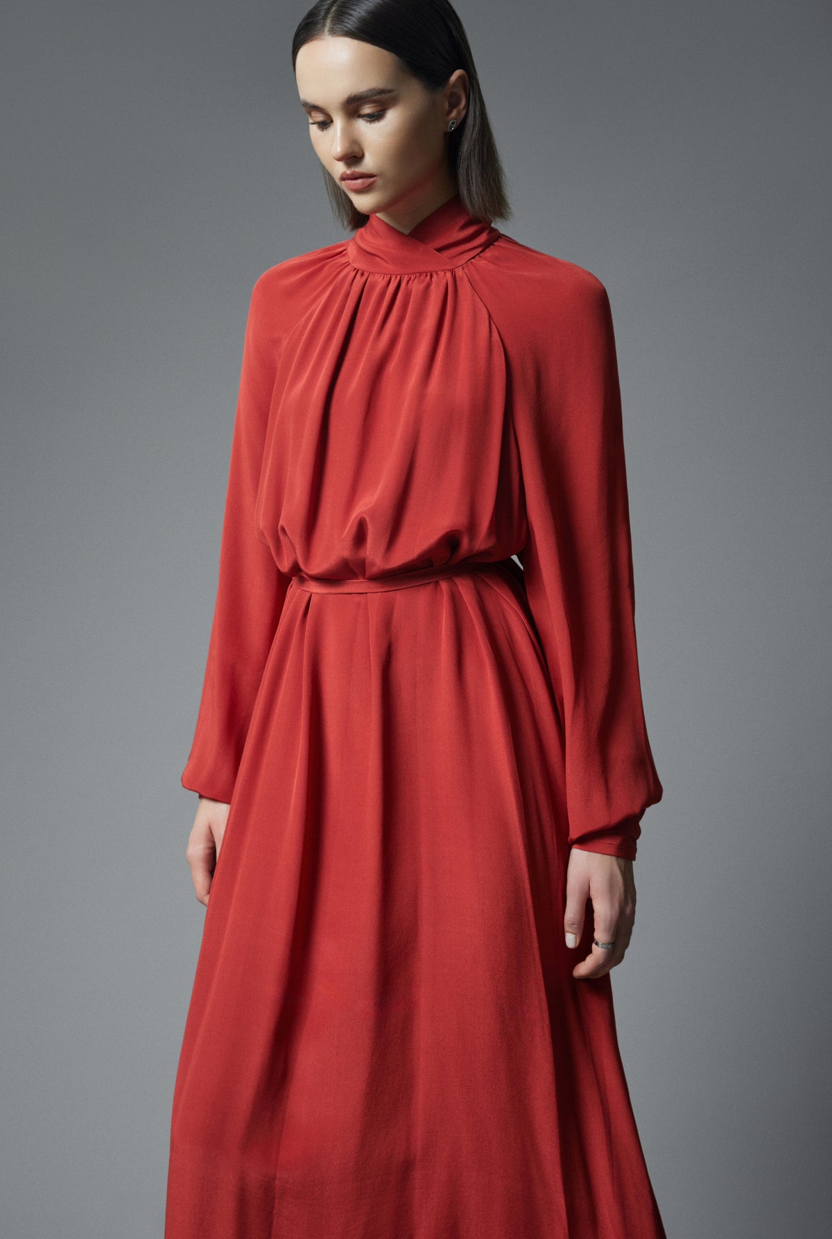 Loose fitting shirt with long sleeves Dress