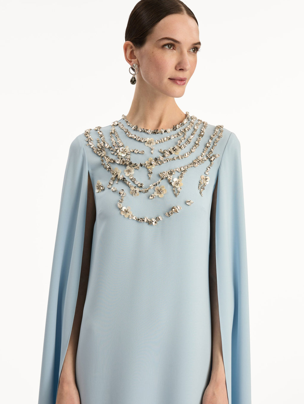 Crystal Embellished Maxi Dress
