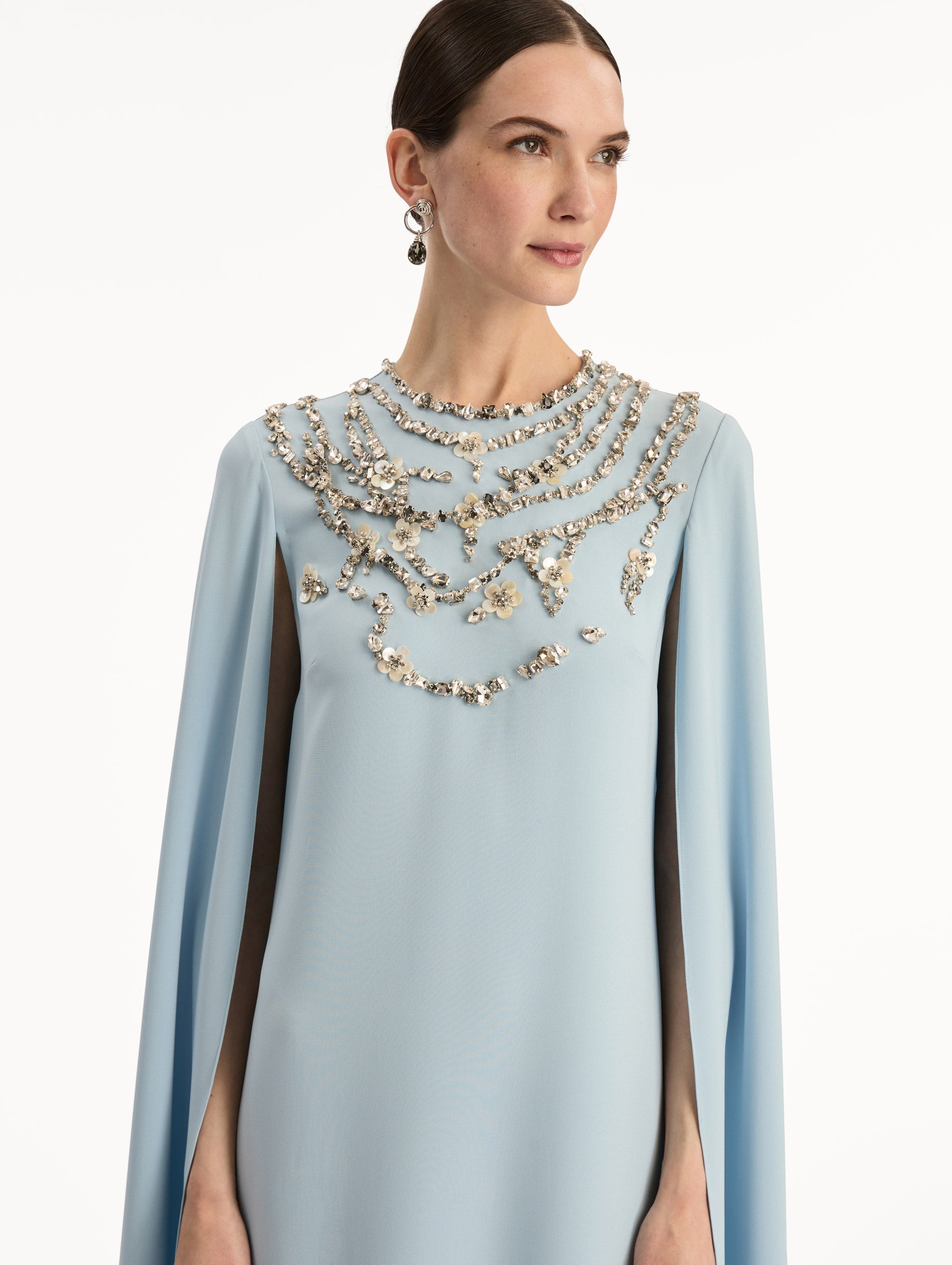 Crystal Embellished Maxi Dress