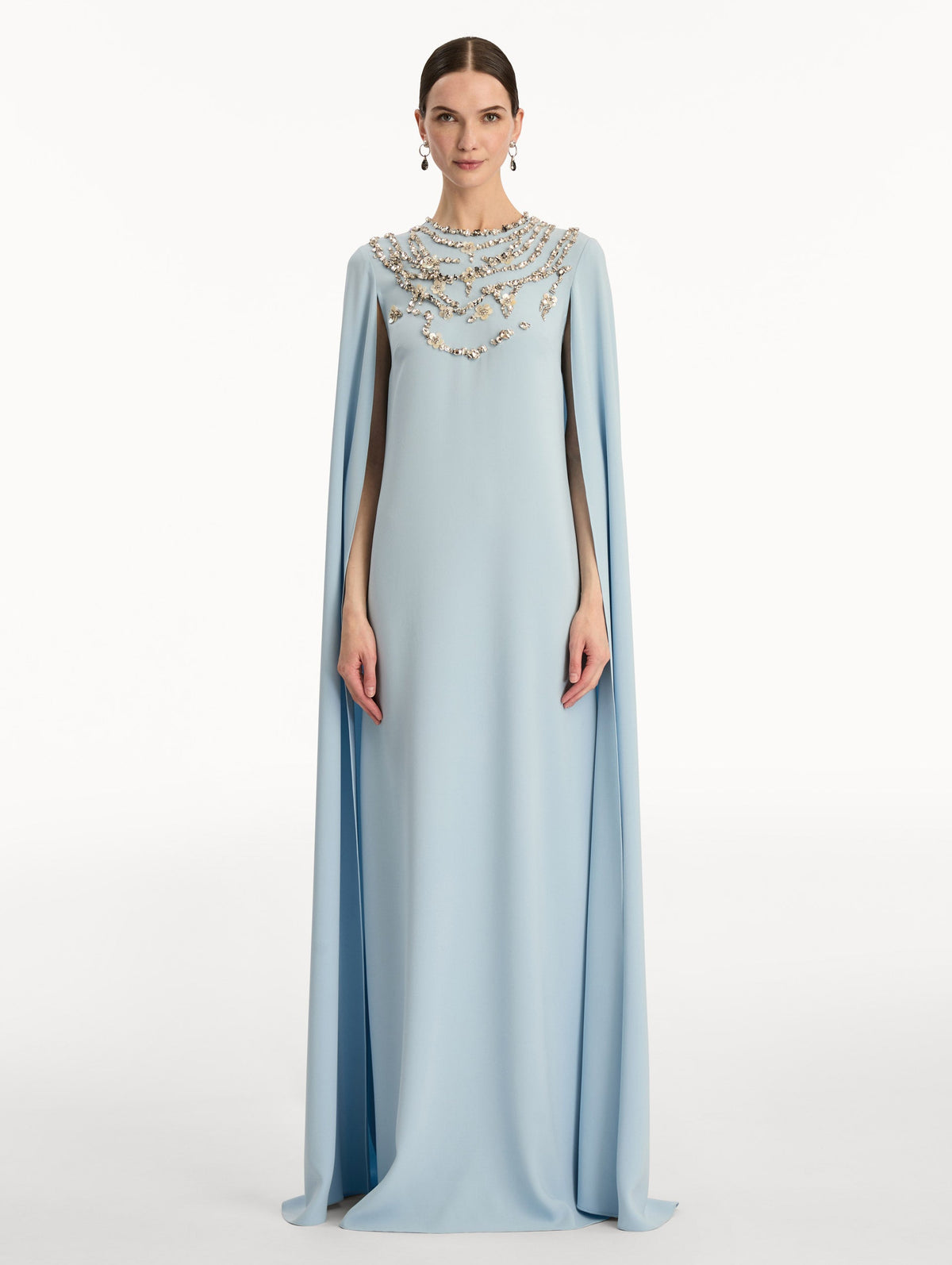 Crystal Embellished Maxi Dress