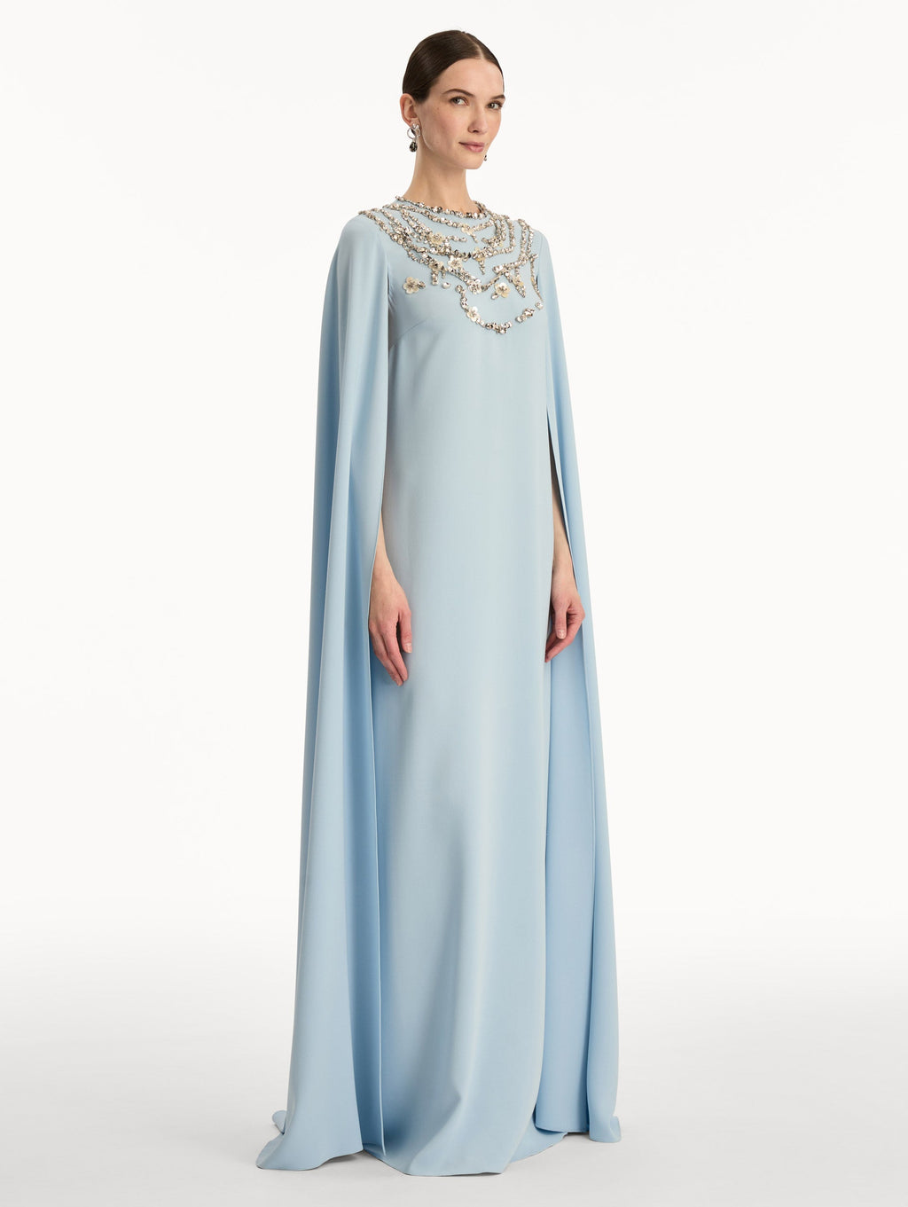 Crystal Embellished Maxi Dress
