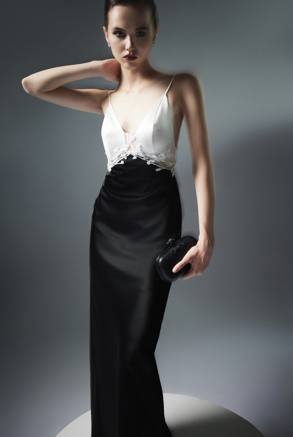 V-neck spaghetti strap dress