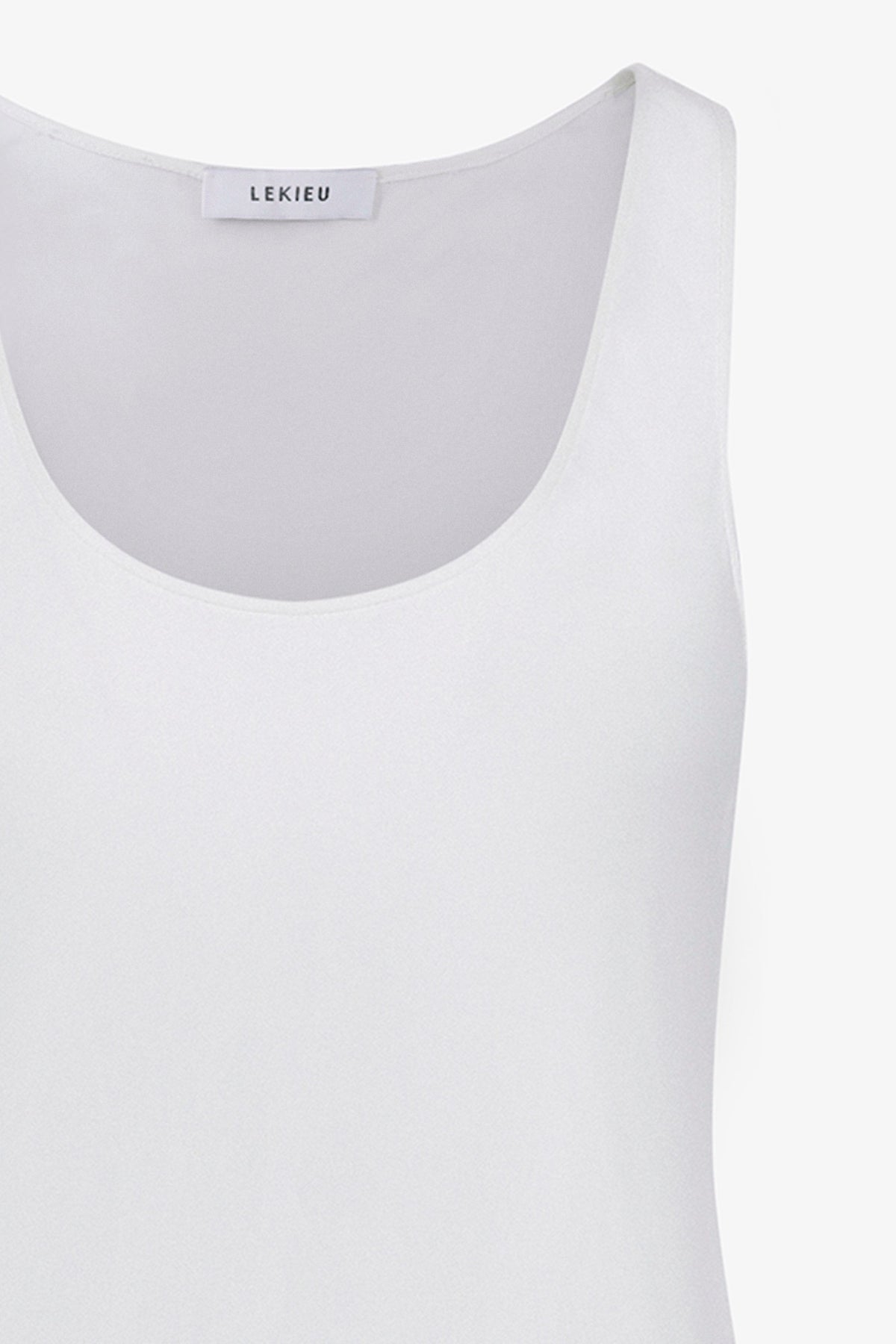 Scoop neck Silk Tank top