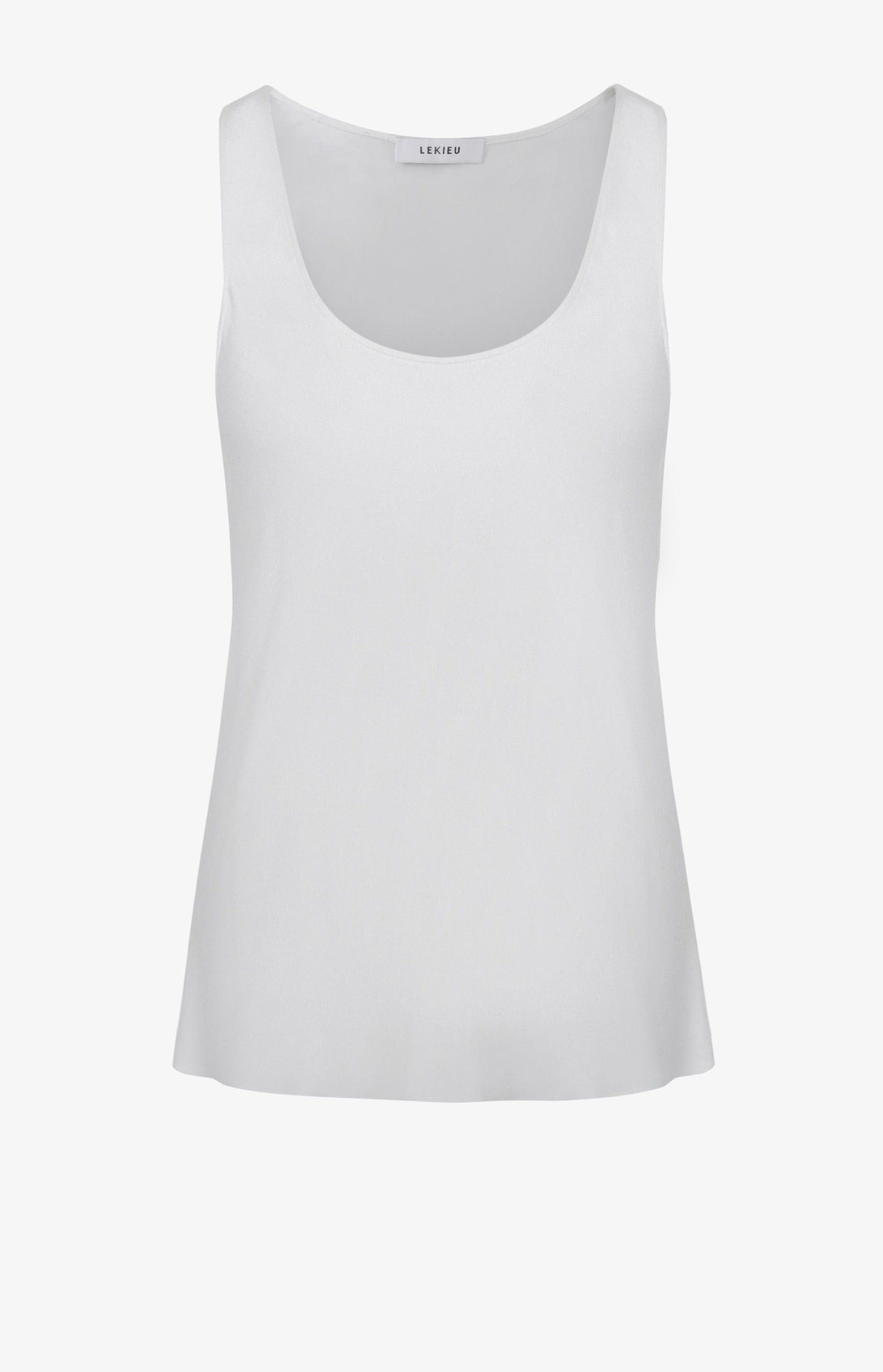 Scoop neck Silk Tank top