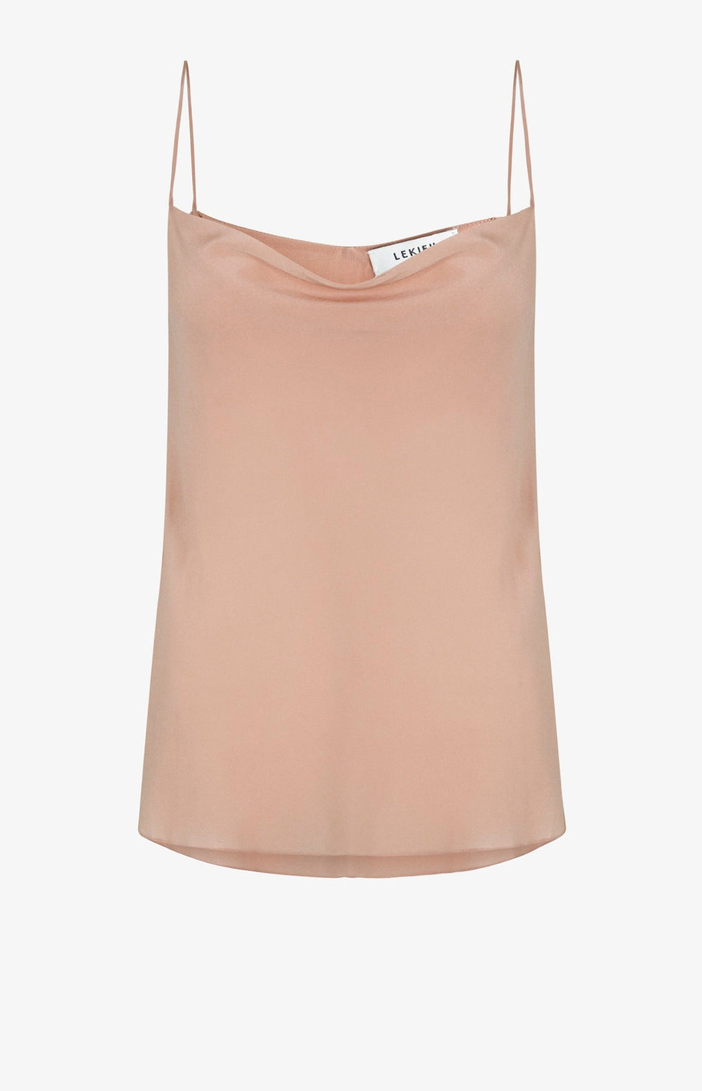 Transparent chiffon silk tank top