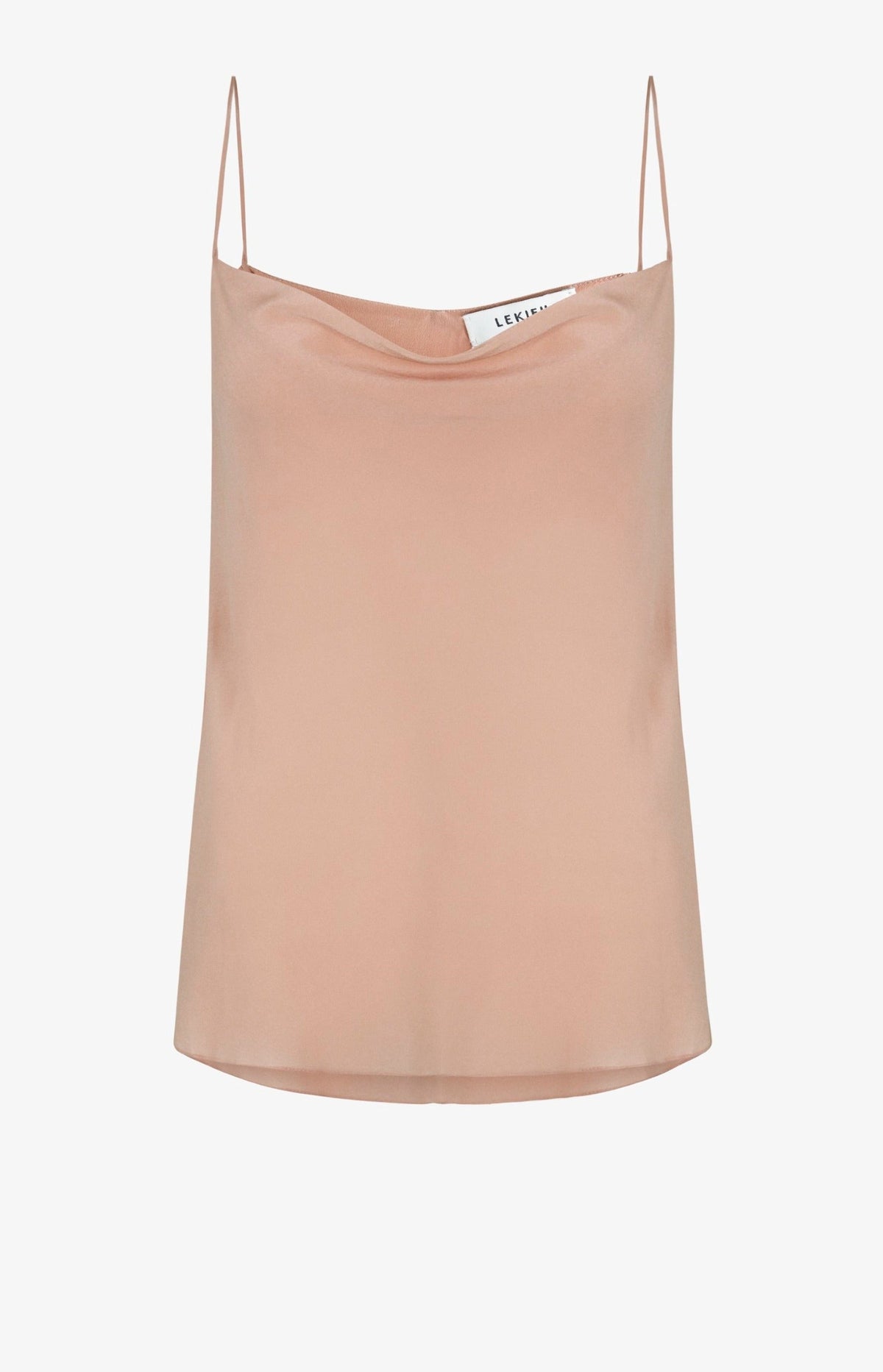 Transparent chiffon silk tank top