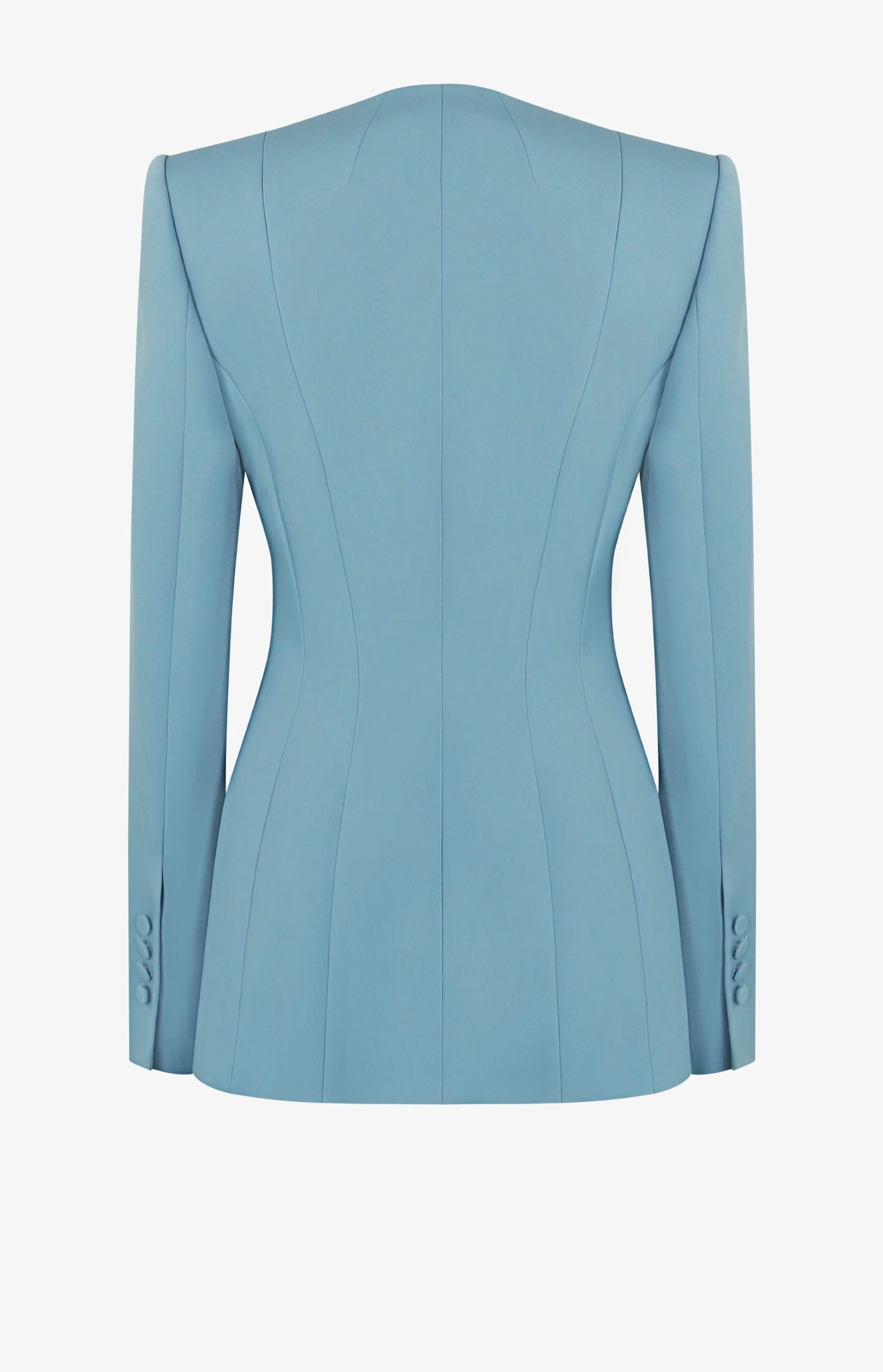 Sleek Single Button Suit Jacket