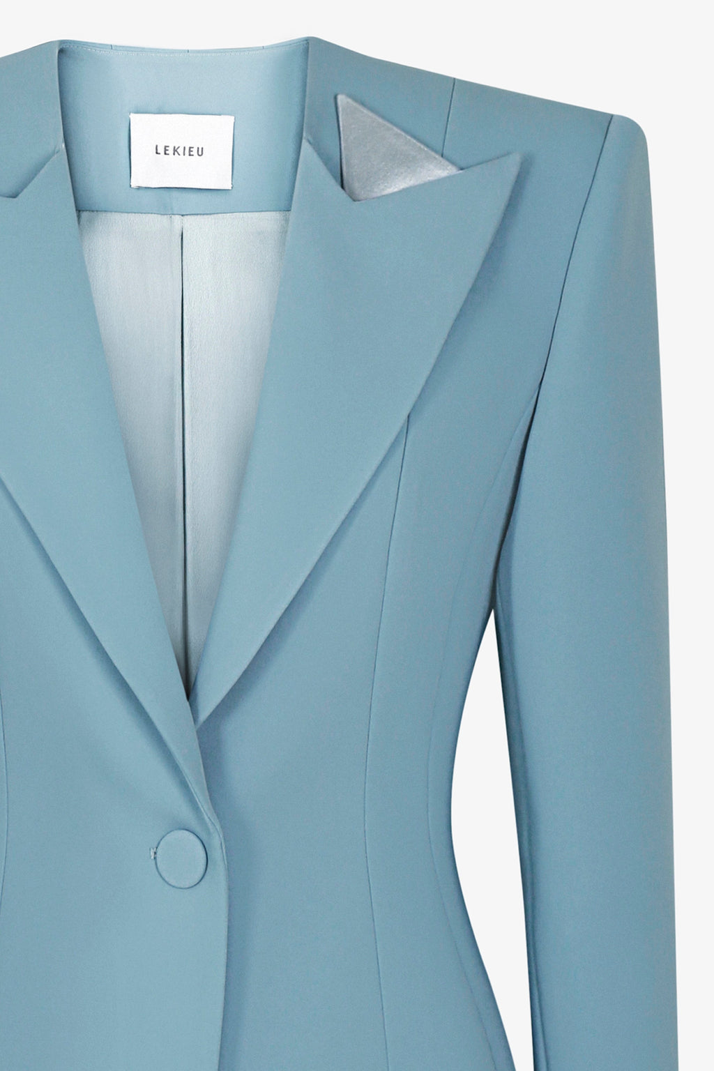 Sleek Single Button Suit Jacket