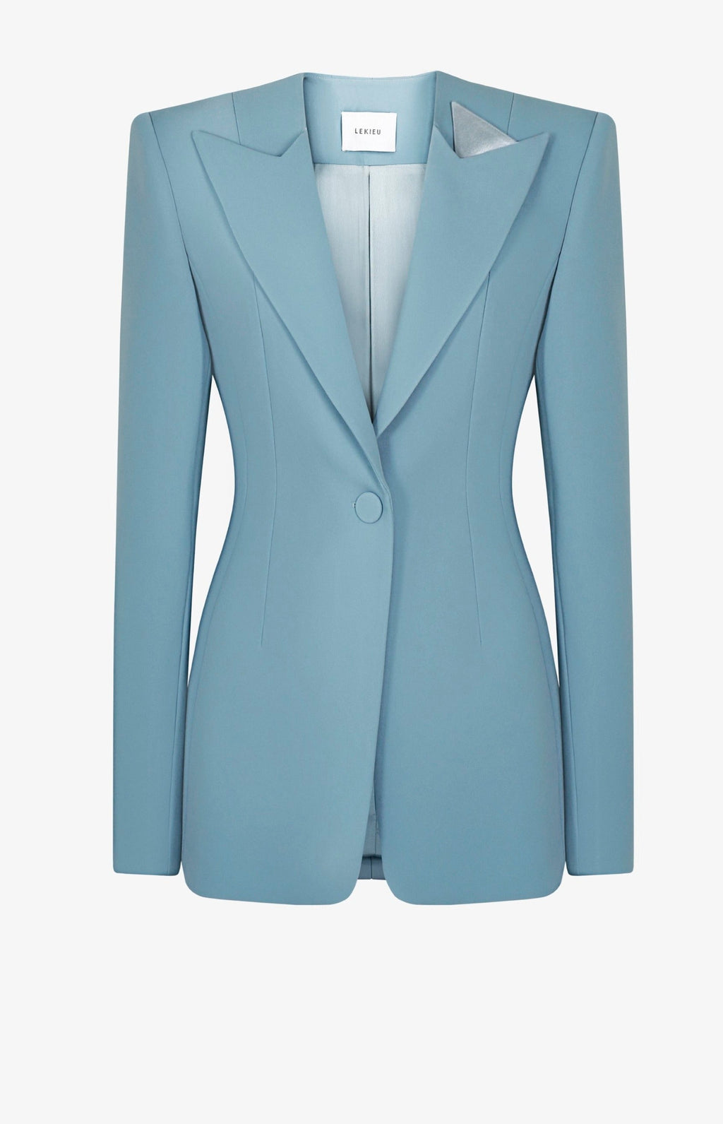 Sleek Single Button Suit Jacket