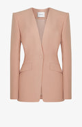 Flared Silk Tie Vest