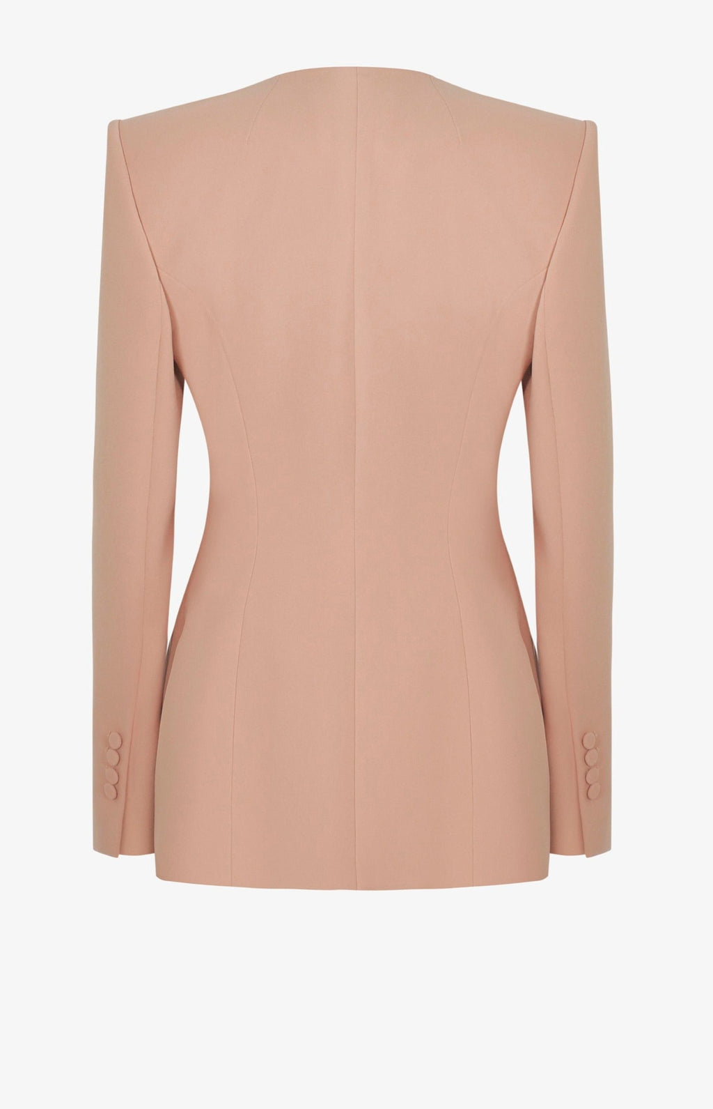 Flared-Fit Collarless Vest