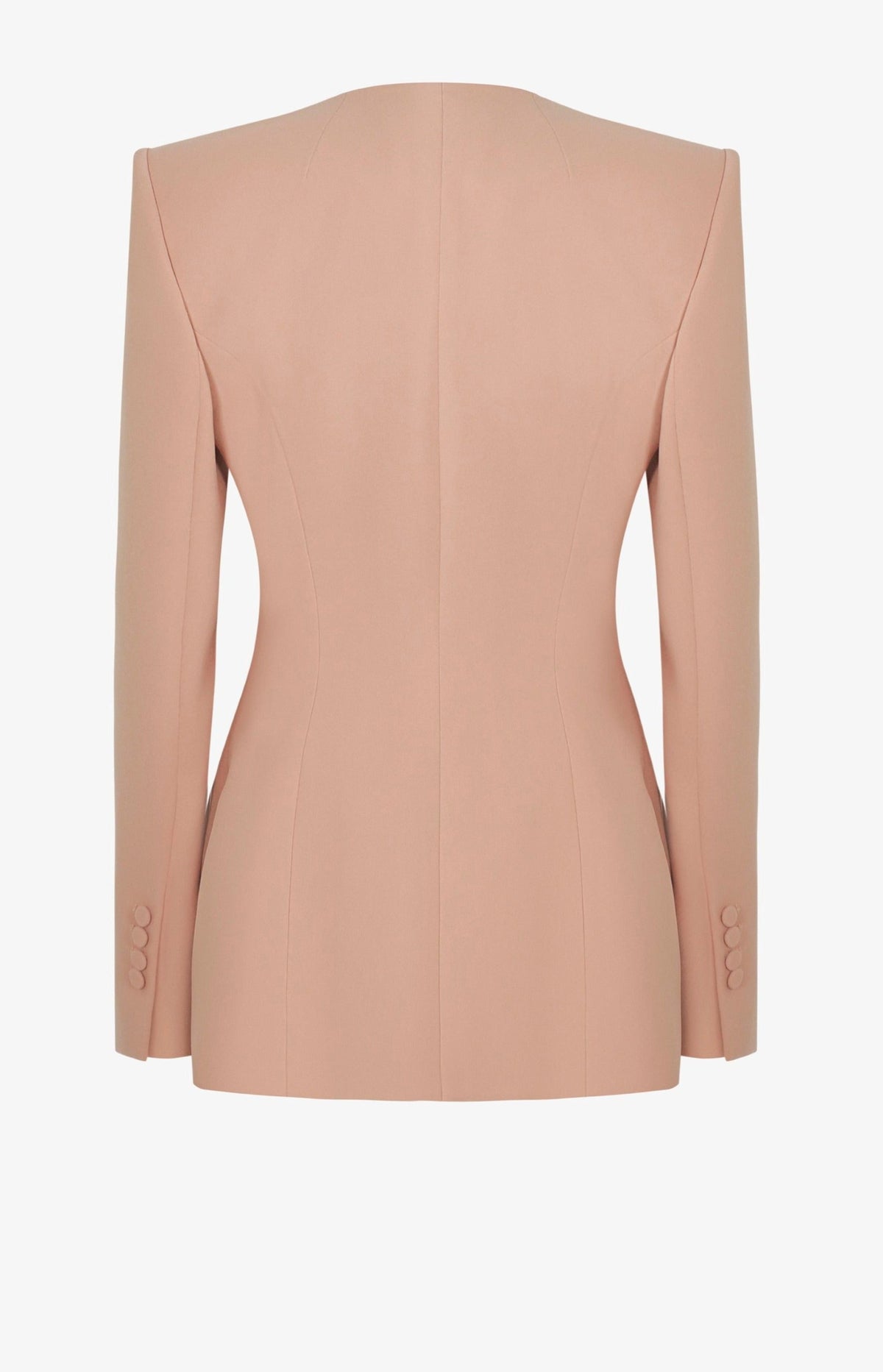 Flared-Fit Collarless Vest