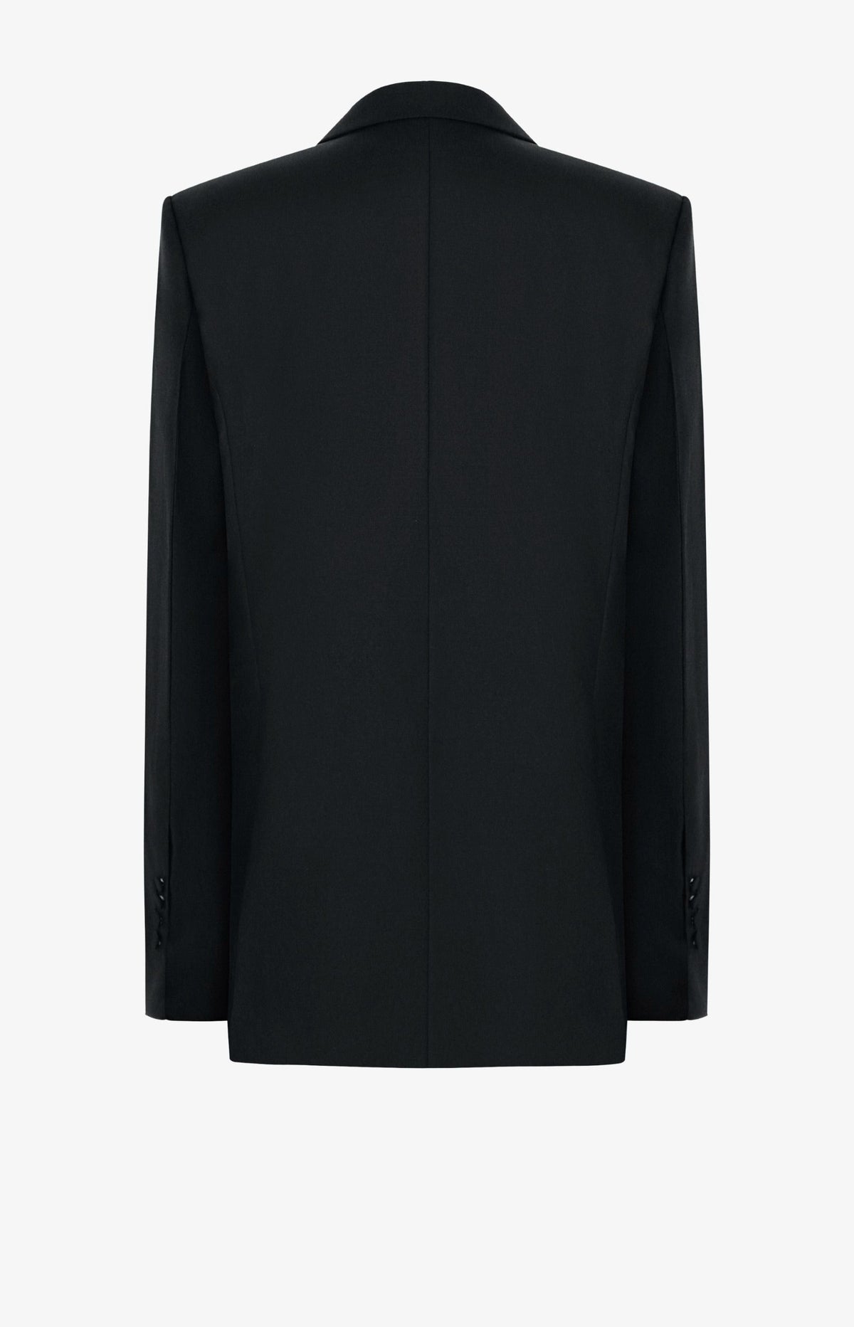 Quad Cuff One Button Design Relaxed jacket