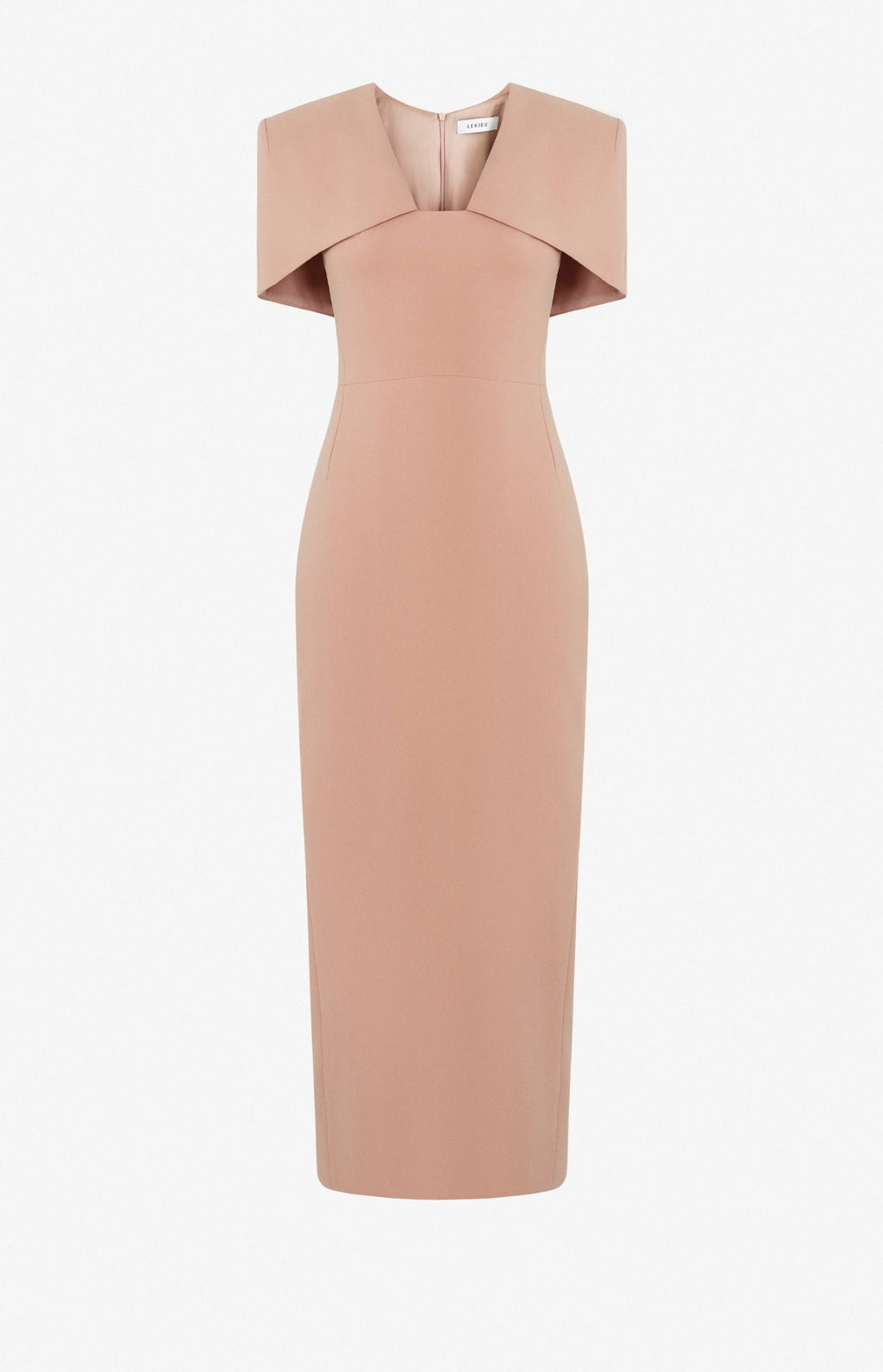 Shoulder cloak dress