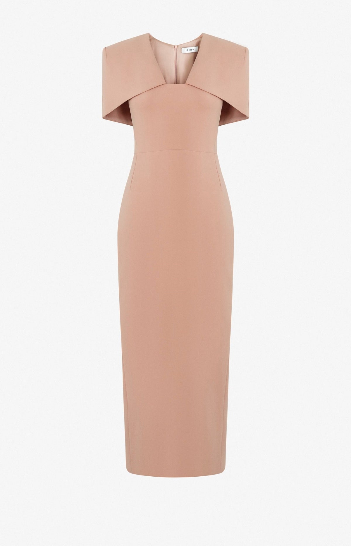Shoulder cloak dress