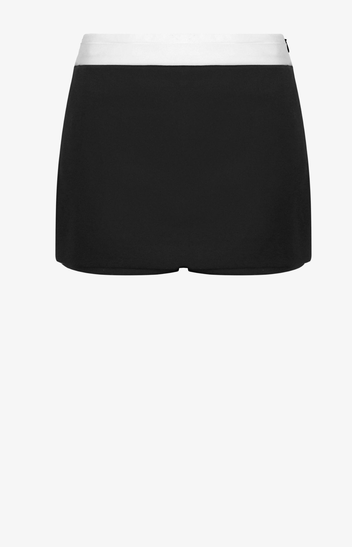 Black Low waist mini skirt
