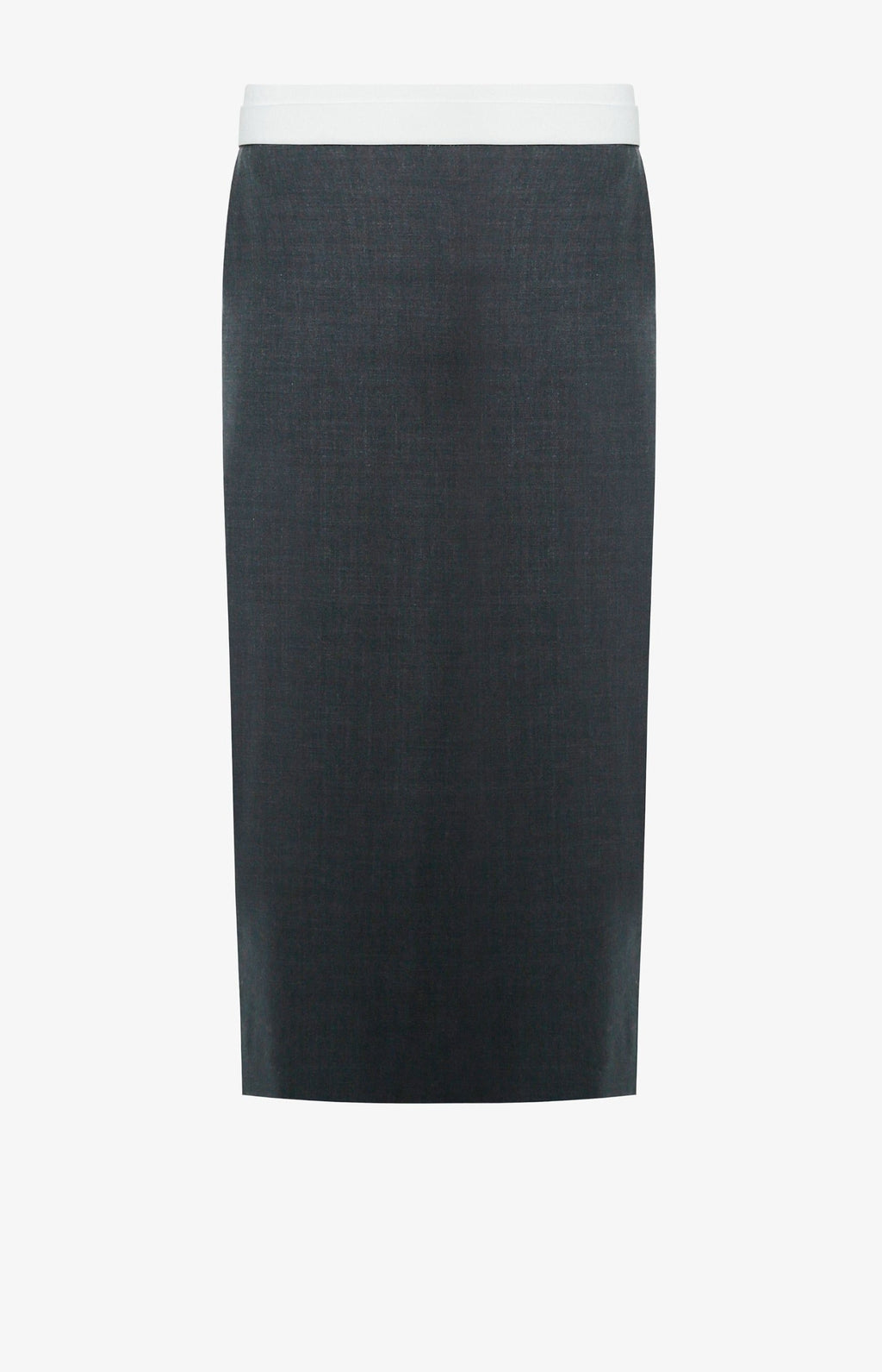 Knee length straight tube skirt
