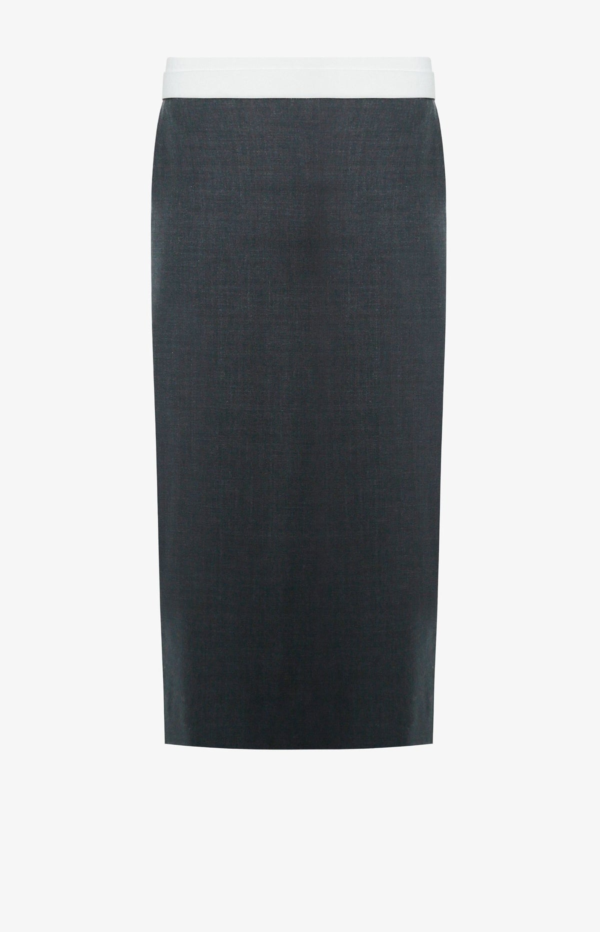 Knee length straight tube skirt