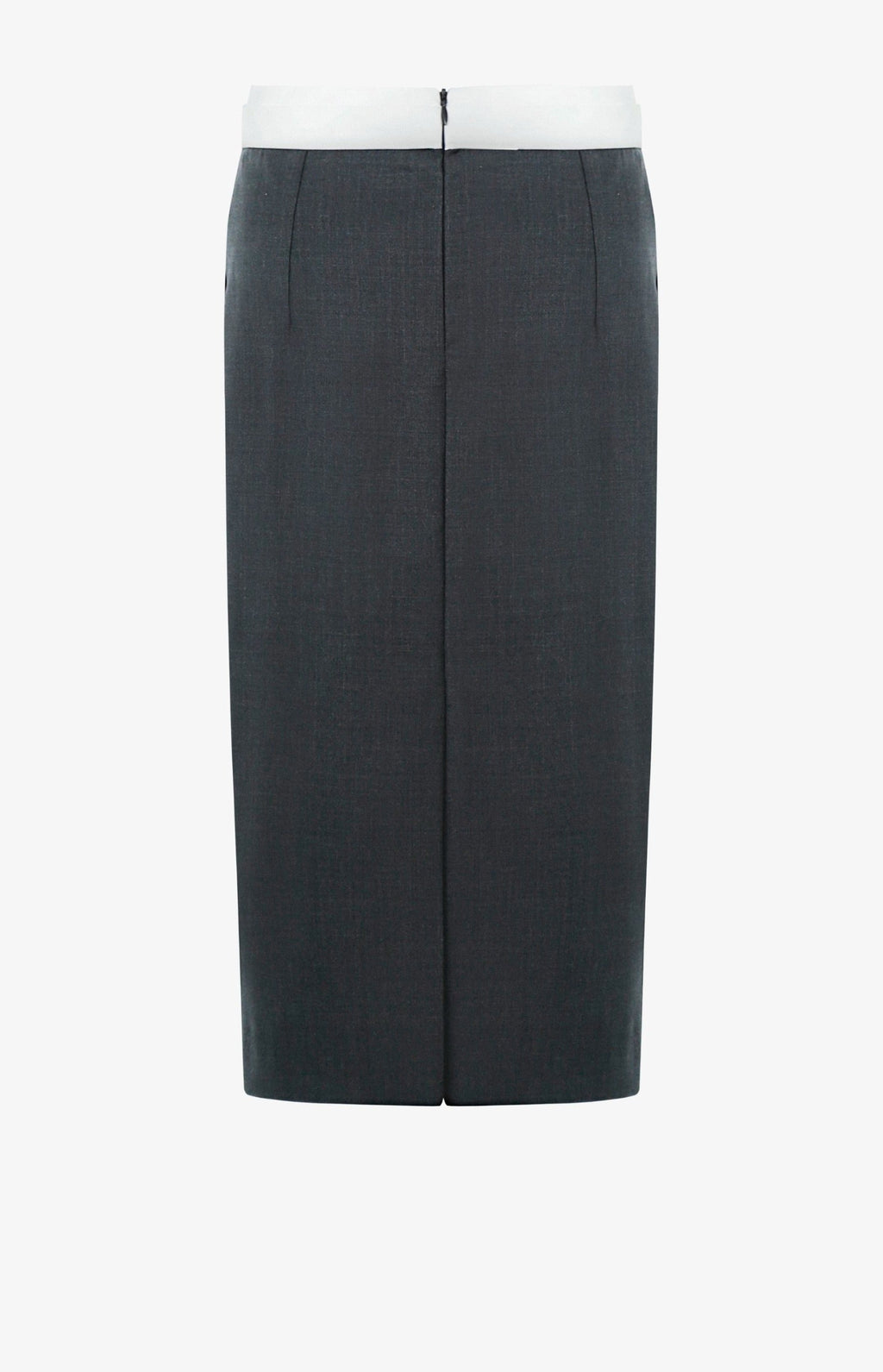 Knee length straight tube skirt