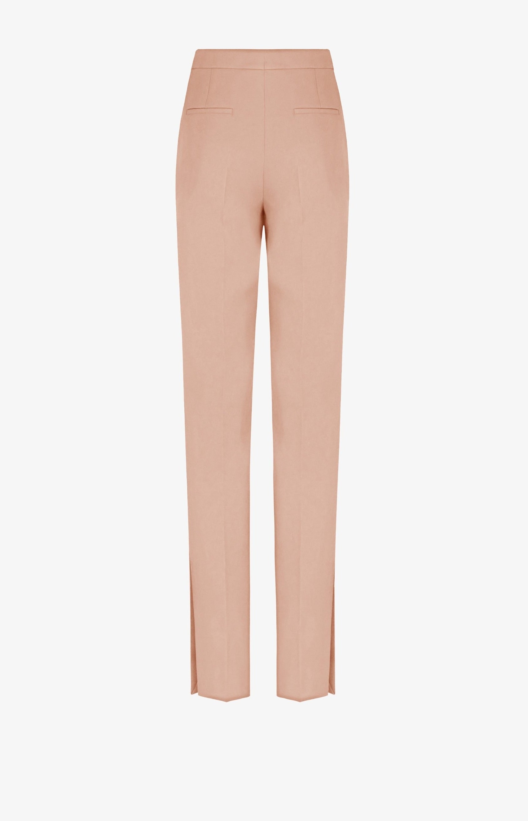 Straight cut tapered trousers