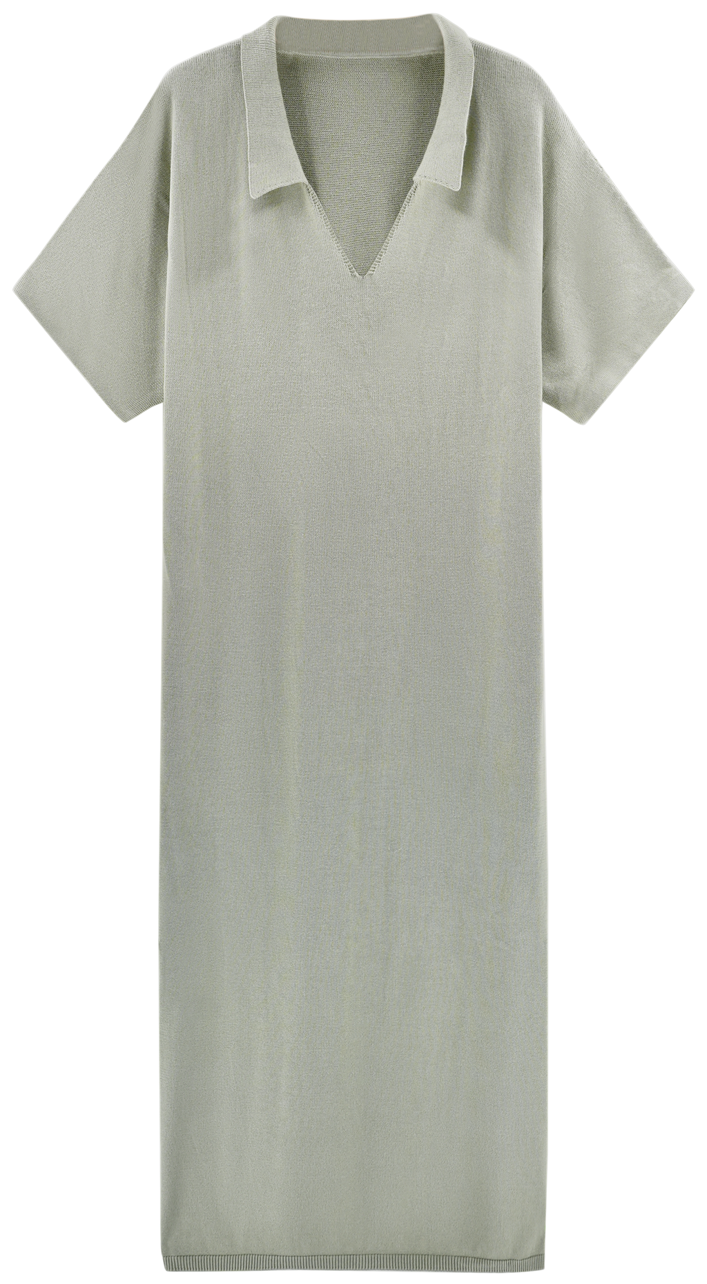 Knit Caftan in Powder
